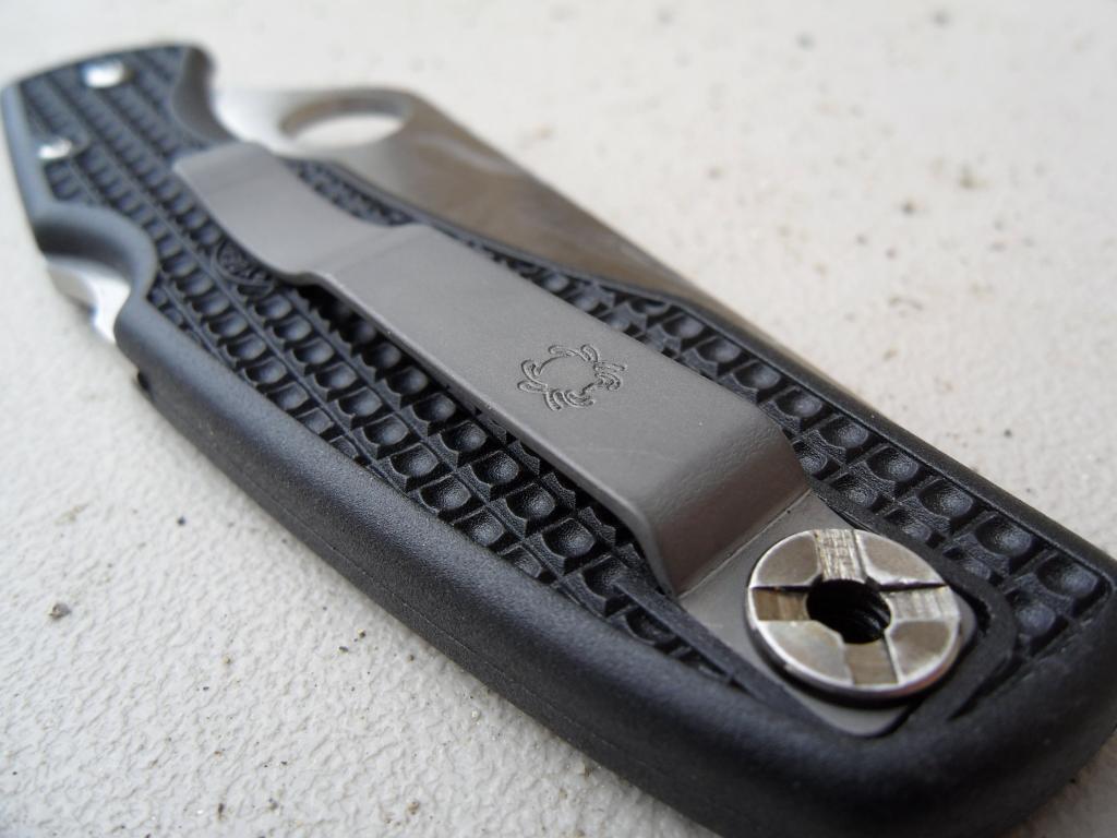 Складной нож Salt 1 - Spyderco C88PBBK, сталь H-1 Black Titanium Nitride Plain, рукоять термопластик FRN, чёрный от Ножиков