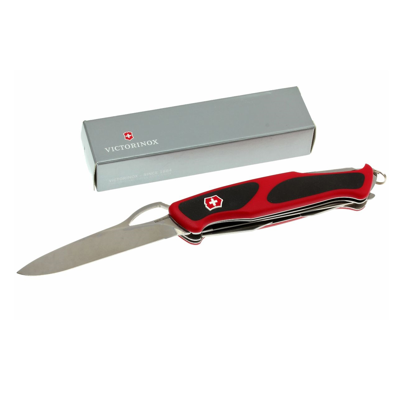 фото Нож перочинный victorinox rangergrip 78, сталь x55crmo14, рукоять полиамид, красно-чёрный