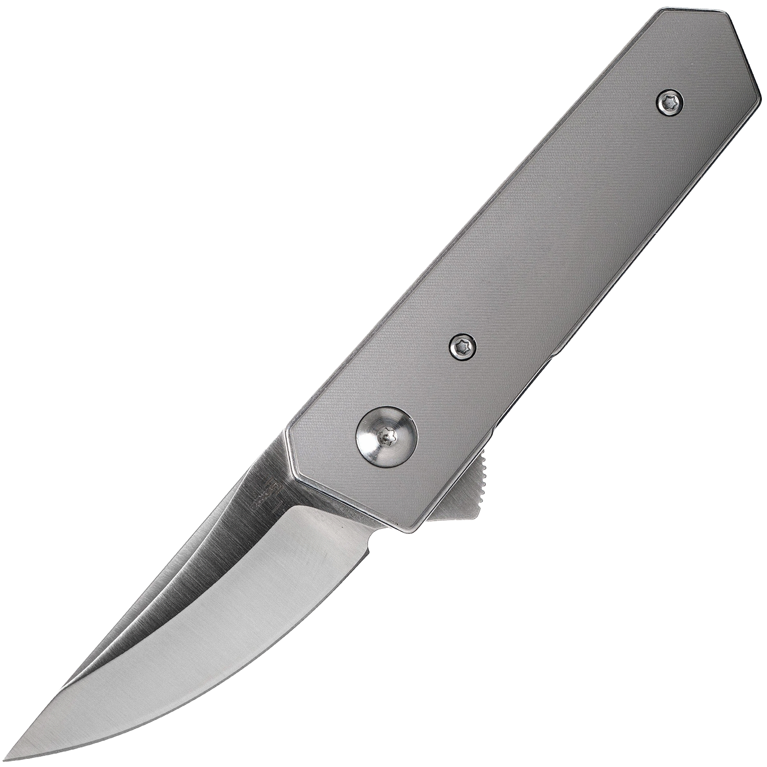 Складной нож Boker Kwaiken Stubby Titanium, сталь CPM-S35VN, рукоять титановый сплав накладка на цилиндр inspire 54 мм сталь сатинированное покрытие никель