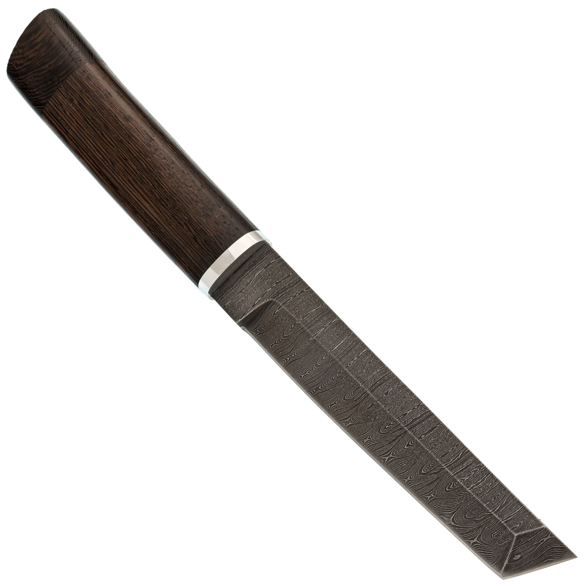 Нож из дамасской стали Танто-2, рукоять венге - фото 3