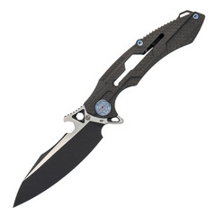 Фото Нож складной Rikeknife M3 Black, сталь 154CM, рукоять Титан/Carbon Fiber