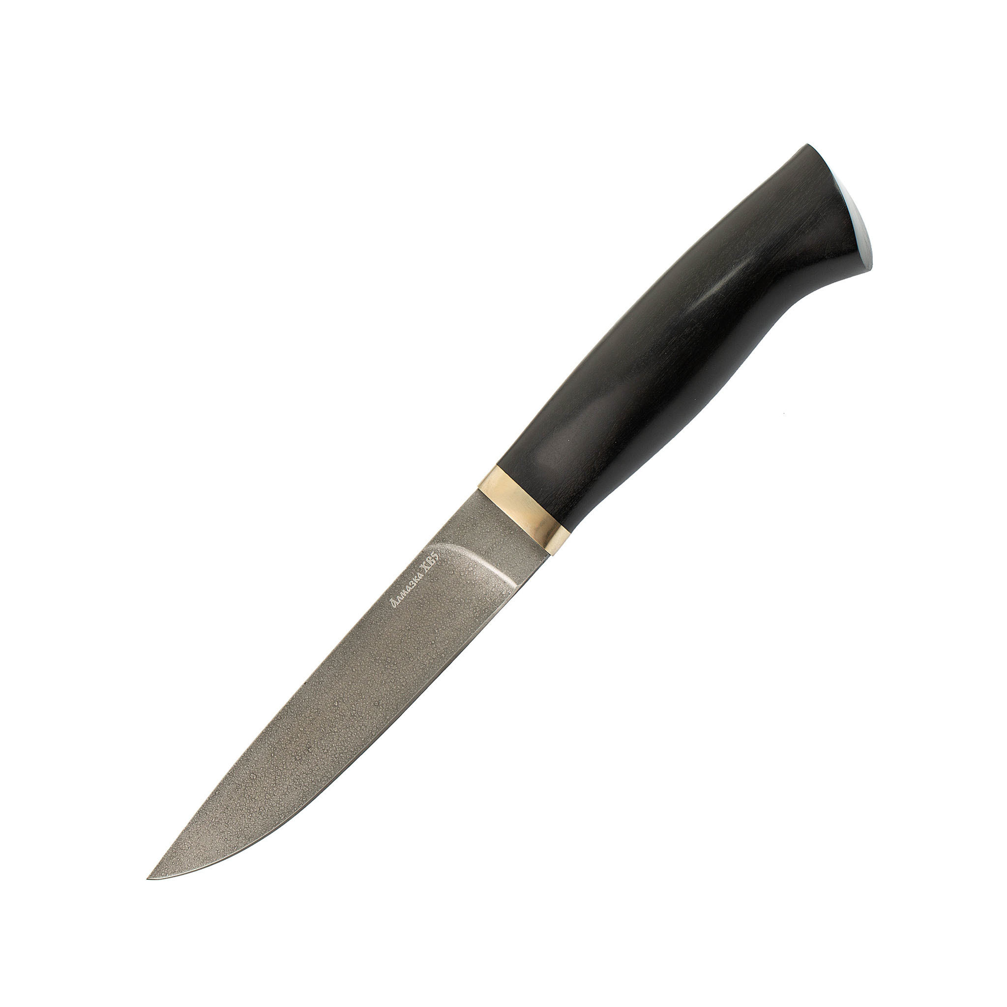 Нож туристический МТ-103, черный граб, алмазная сталь ХВ5