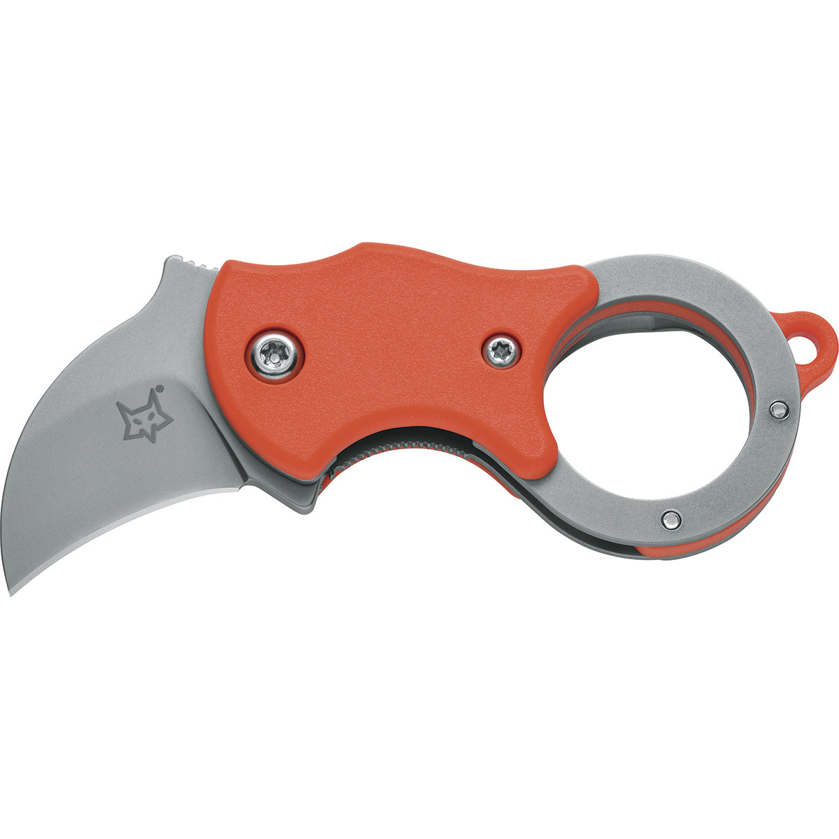 Складной нож Fox MINI-КА, сталь 1.4116, рукоять термопластик FRN, красный - фото 1