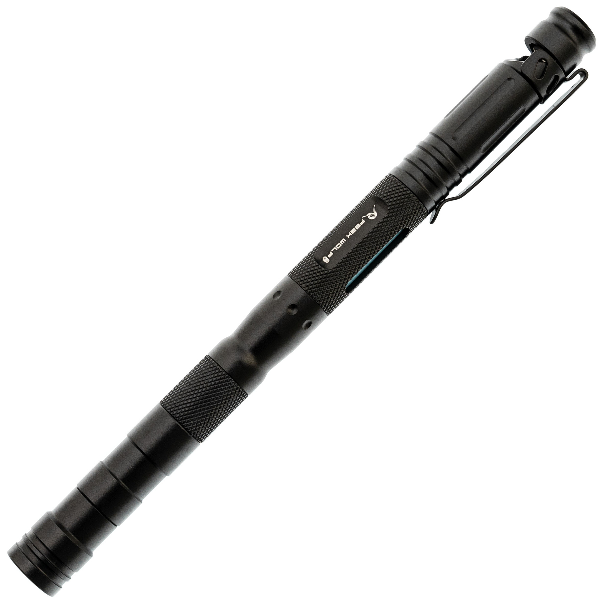 Многофункциональная ручка для выживания с фонариком 11 в 1, синяя - фото 9