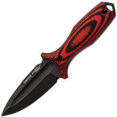 Фото Нож N.C.Custom Grave, сталь AUS-10, рукоять black/red G10