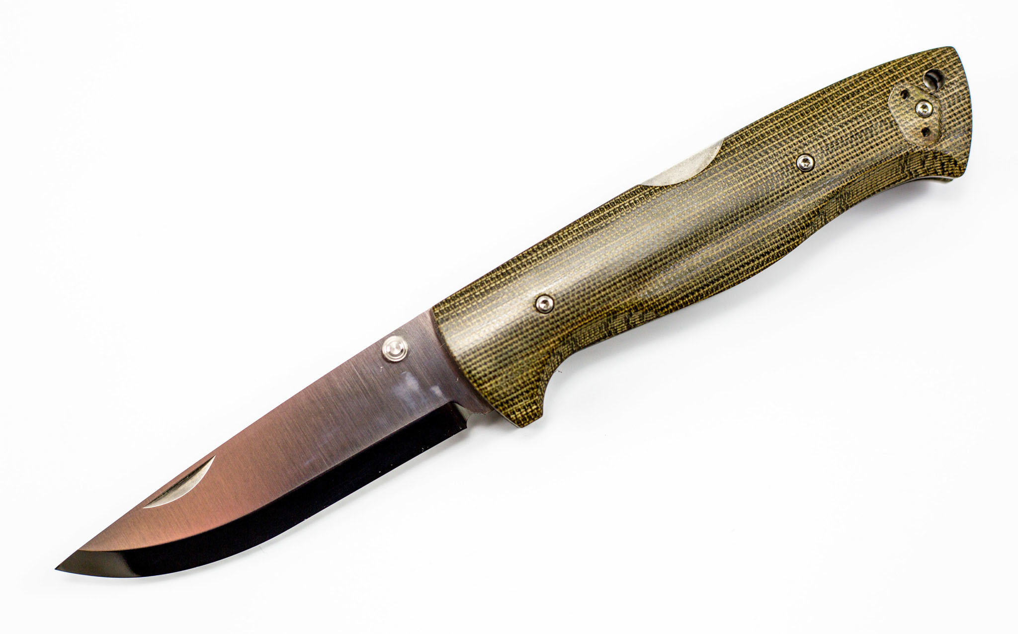 Складной нож Enzo Borka 90, зеленая микарта, сталь N690C