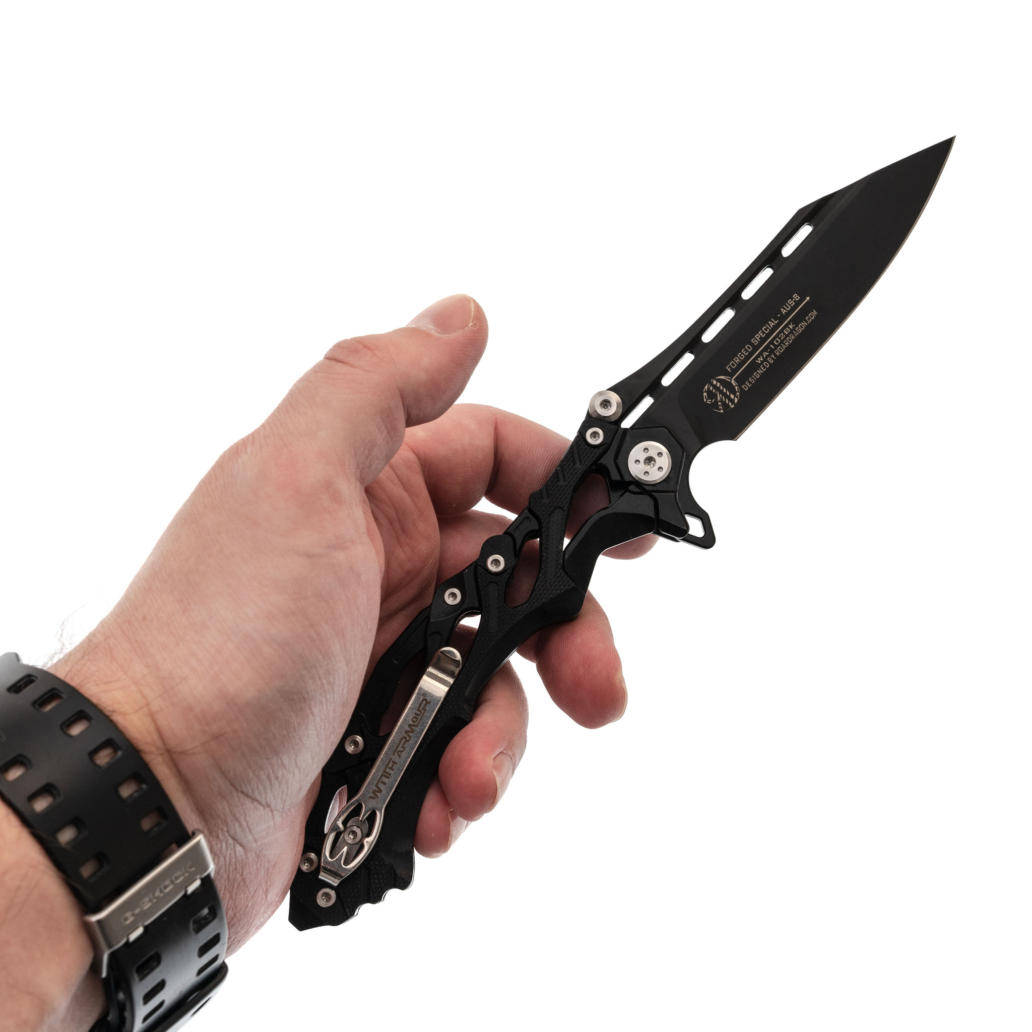 Складной нож WithArmour Storm5, сталь D2 - фото 6