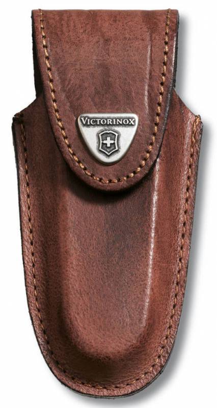 Чехол Victorinox 4.0538 кожаный для ножей 111мм толщиной 5-8 уровней коричневый от Ножиков