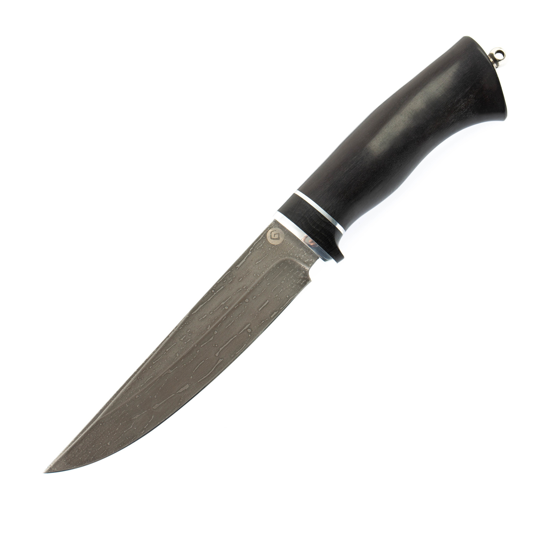Нож разделочный, рукоять граб, булатная сталь - фото 1