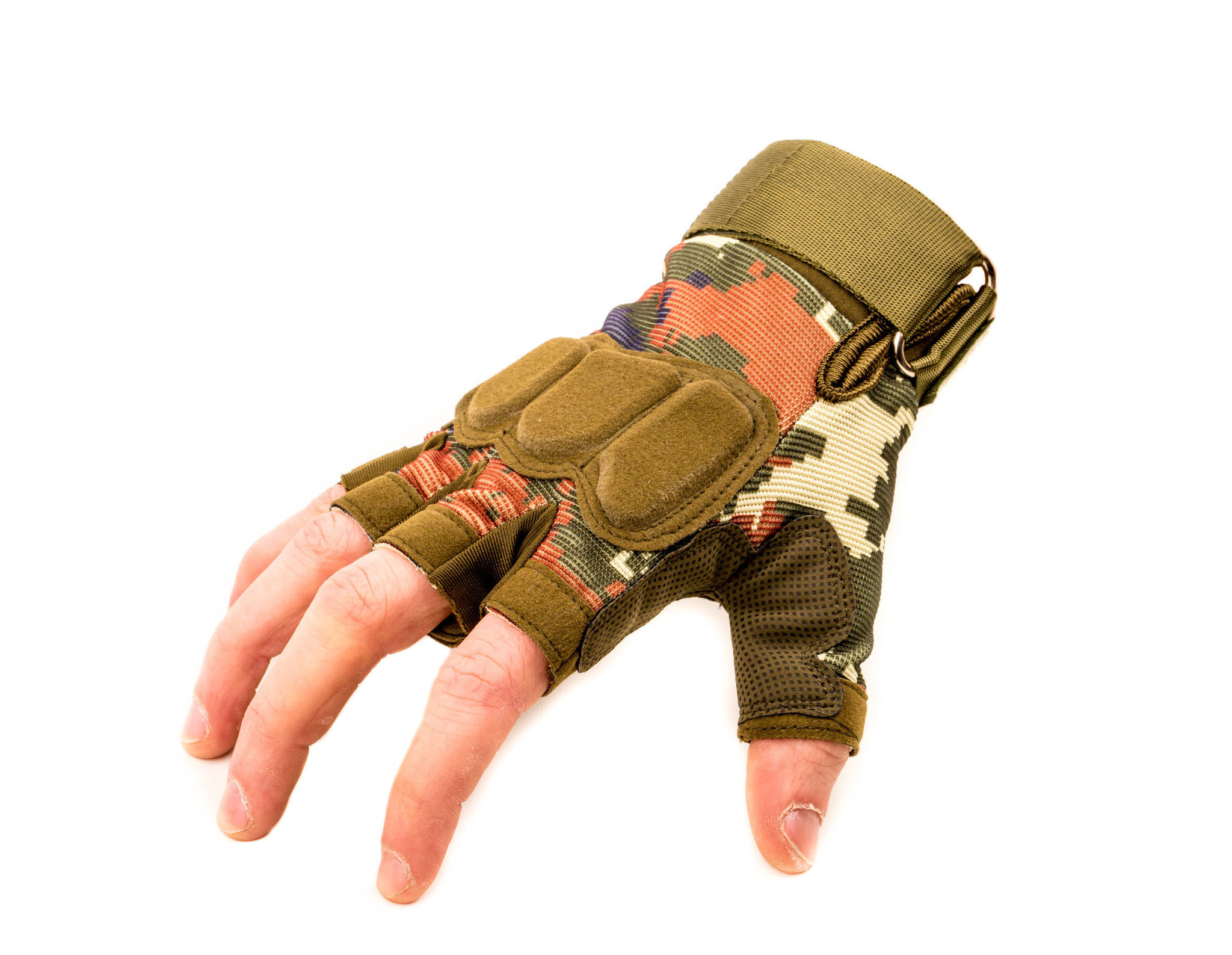 Тактические перчатки без пальцев Forest, размер L от China Factory