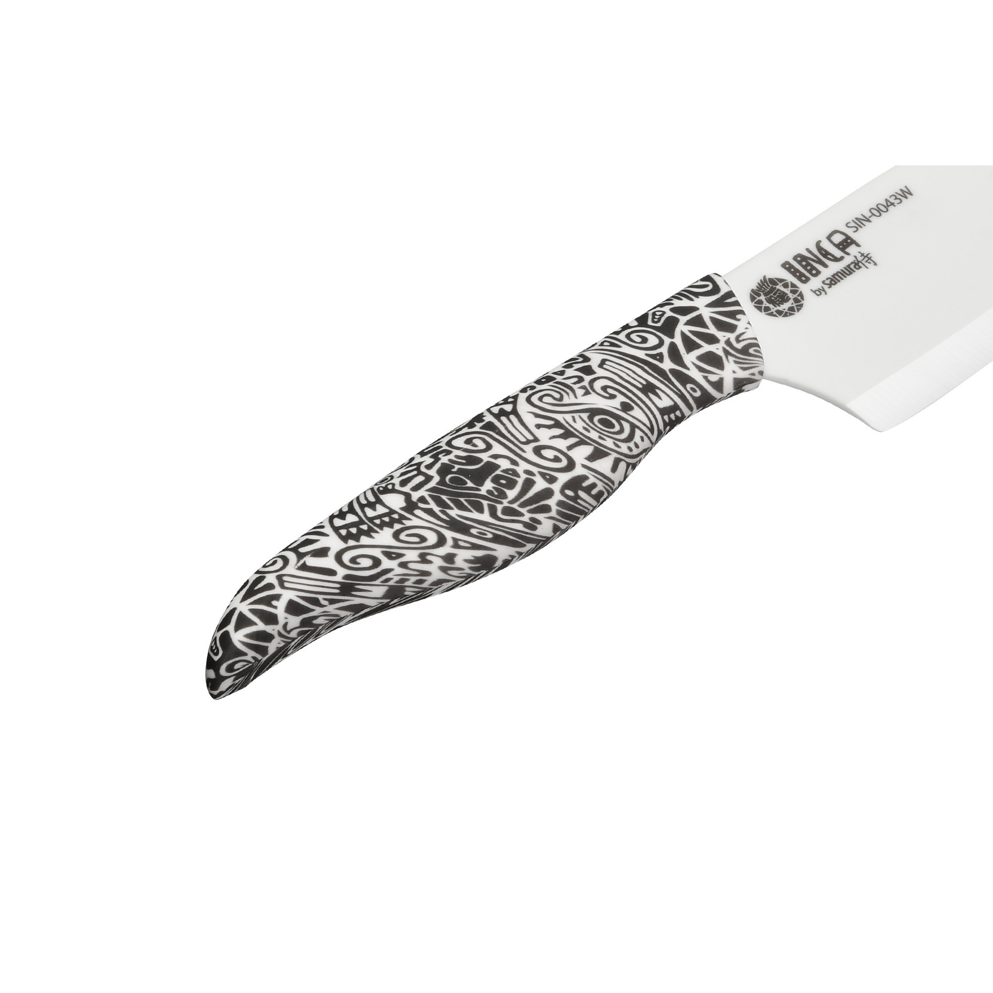 Нож кухонный накири Samura Inca 165 мм, белая циркониевая керамика, рукоять пластик от Ножиков