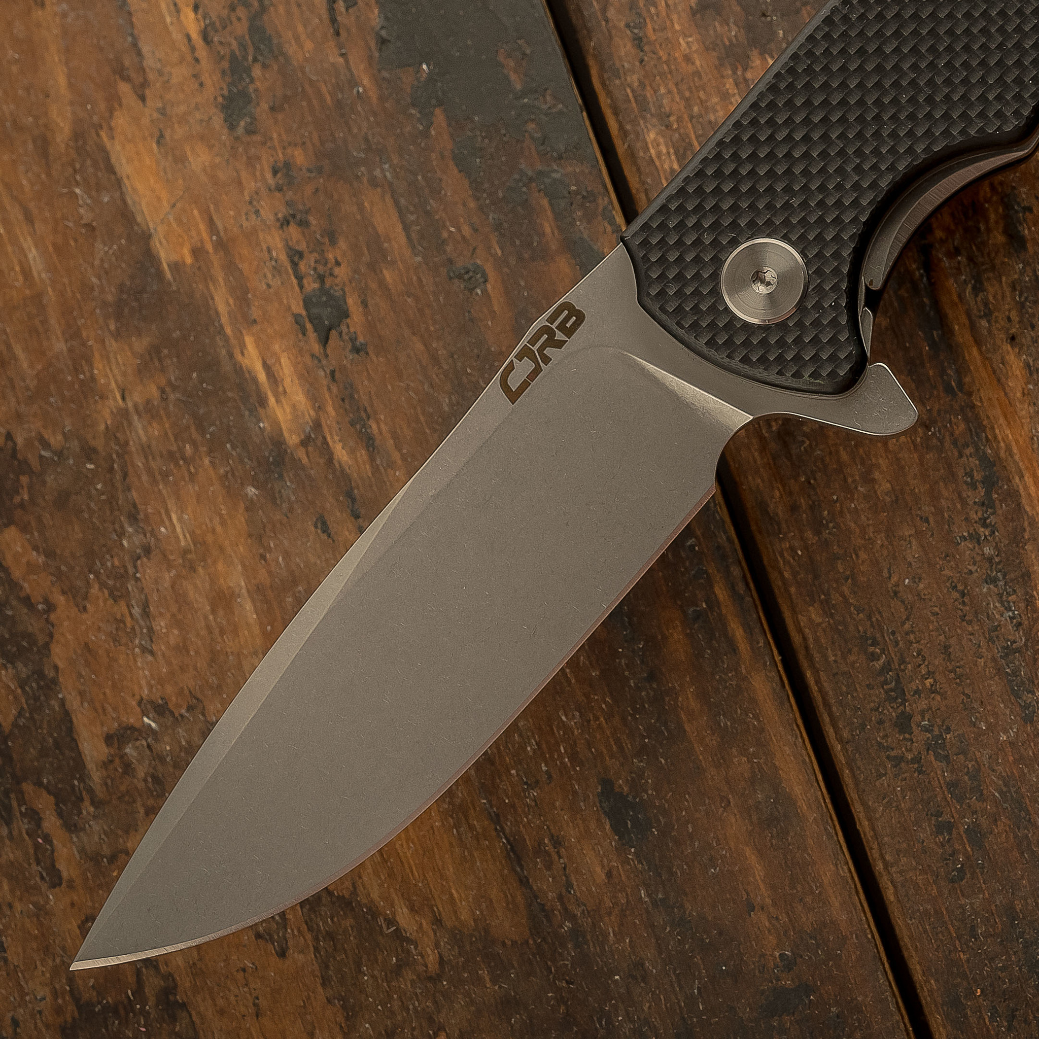 Складной нож CJRB Taiga, сталь D2, Black G10 - фото 3
