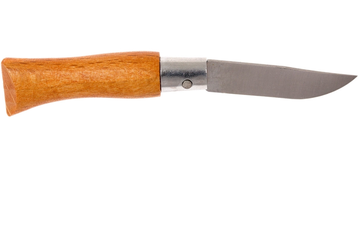 Складной нож Opinel №2, сталь AFNOR XC90 Carbon Steel, рукоять бук, 111020 - фото 2