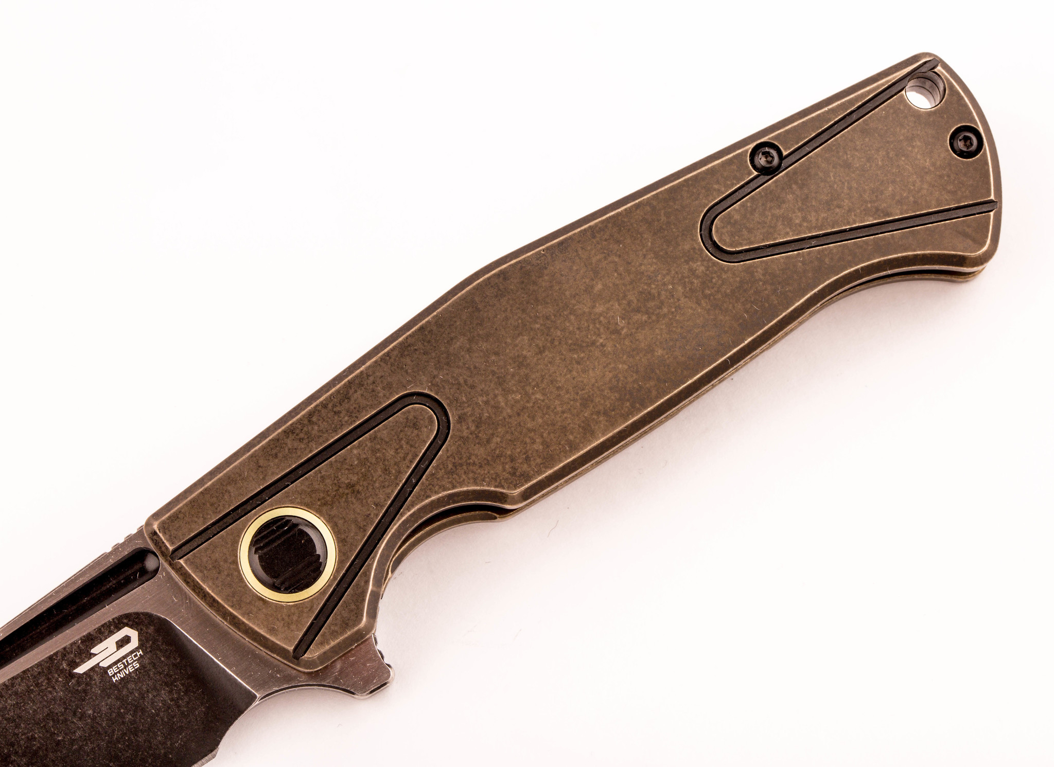 Складной нож Bestech Horus BT1901A, сталь S35VN, рукоять титан - фото 3