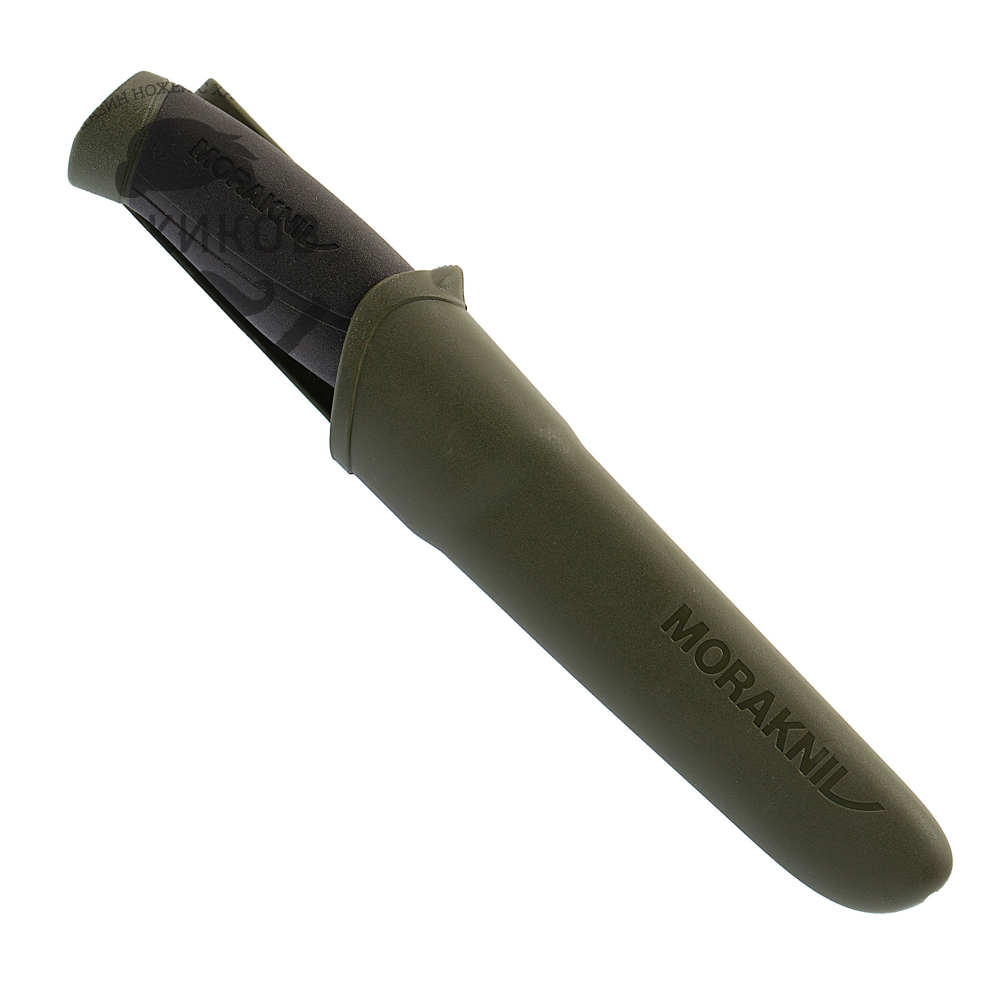 Нож с фиксированным лезвием Morakniv Companion MG (C), углеродистая сталь, рукоять резина/пластик, цвет хаки от Ножиков