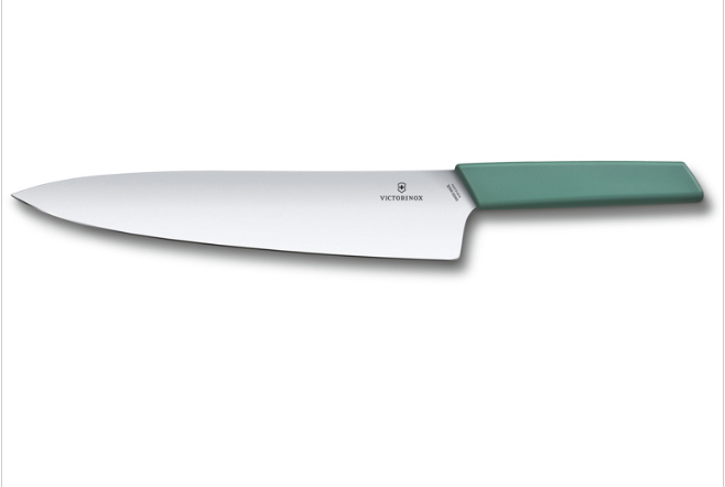 Нож разделочный Swiss Modern Victorinox, 25 см, нержавеющая сталь, рукоять полипропилен нож 0 6223 942 нож брелок victorinox