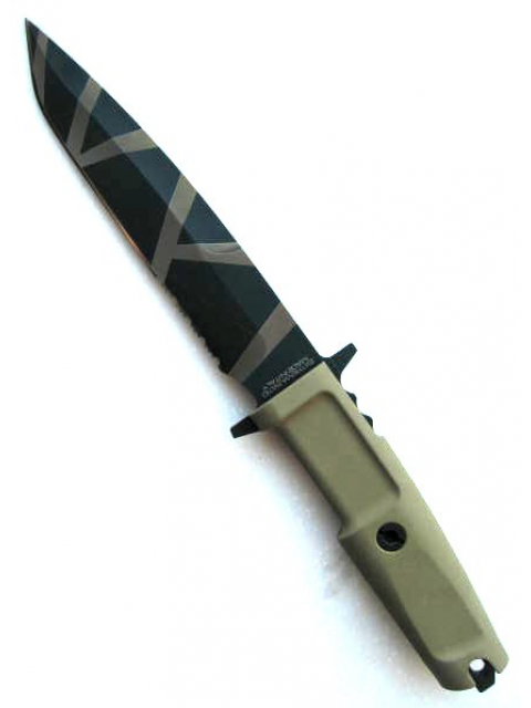 Нож с фиксированным клинком Extrema Ratio Dobermann III Desert Warfare, сталь Bhler N690, рукоять пластик - фото 1