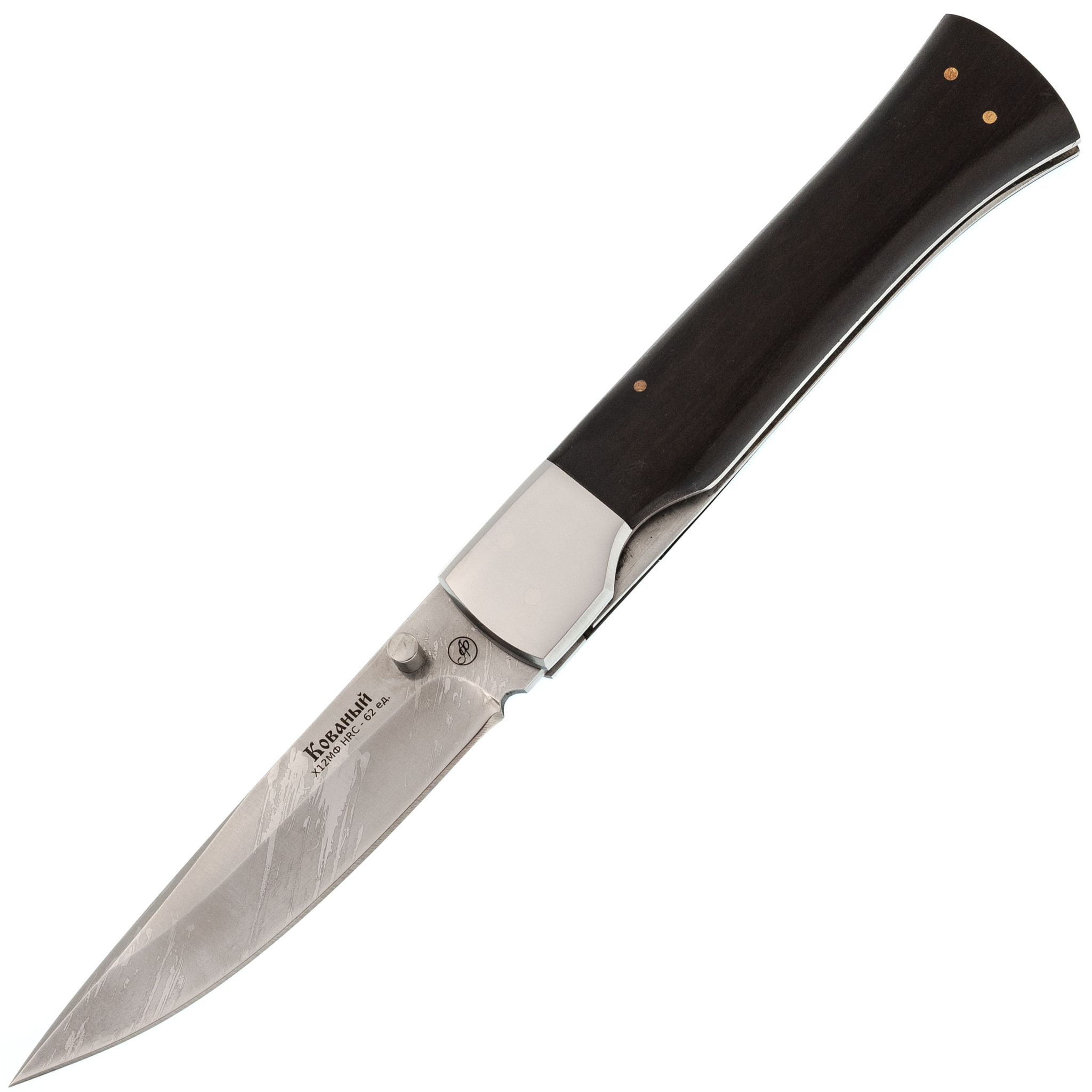 Складной нож Лиса-1, сталь Х12МФ, граб лиса и заяц толстой а н