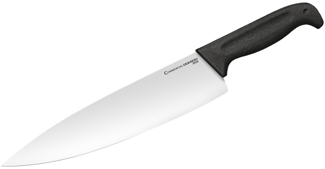 Нож кухонный Chef's Knife, рукоять Kray-Ex черная, сталь German 4116, 25см нож cold steel outdoorsman lite 20ph сталь 4116 рукоять резина
