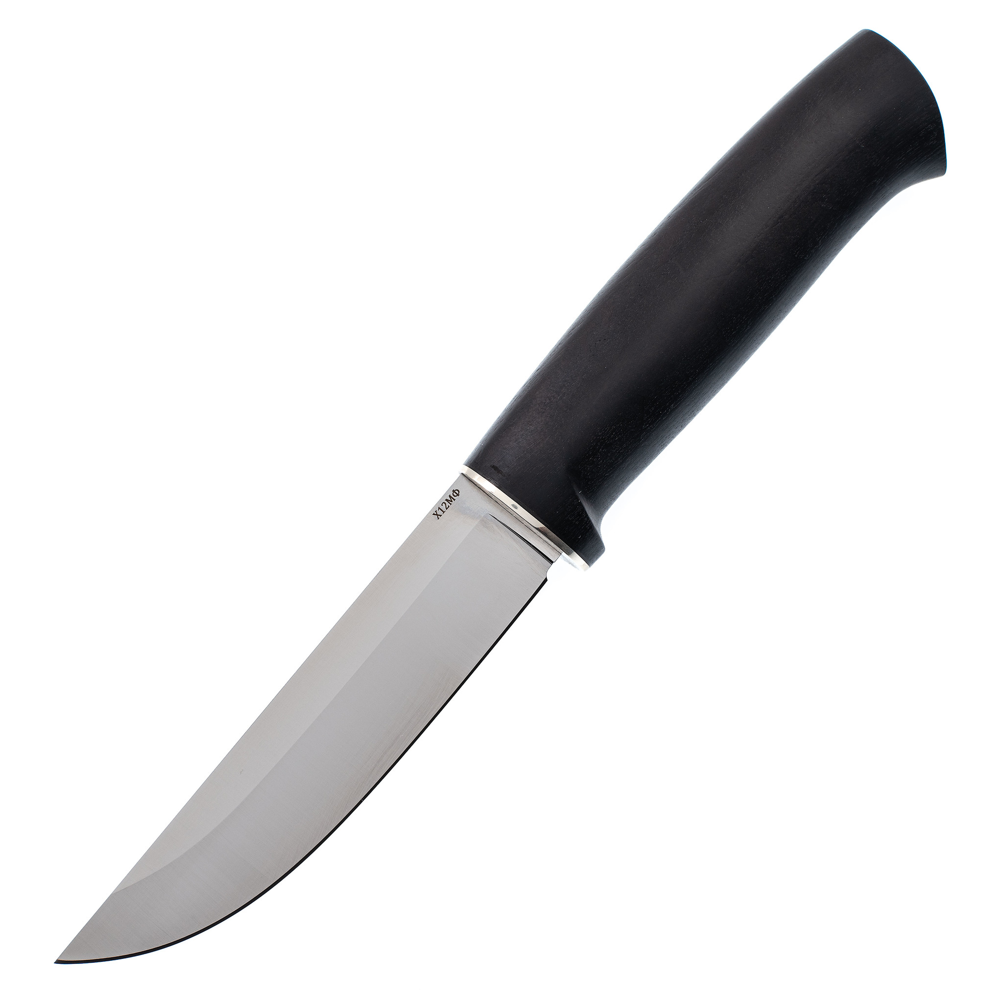 Нож Барбус с насечкой, сталь Х12МФ, граб