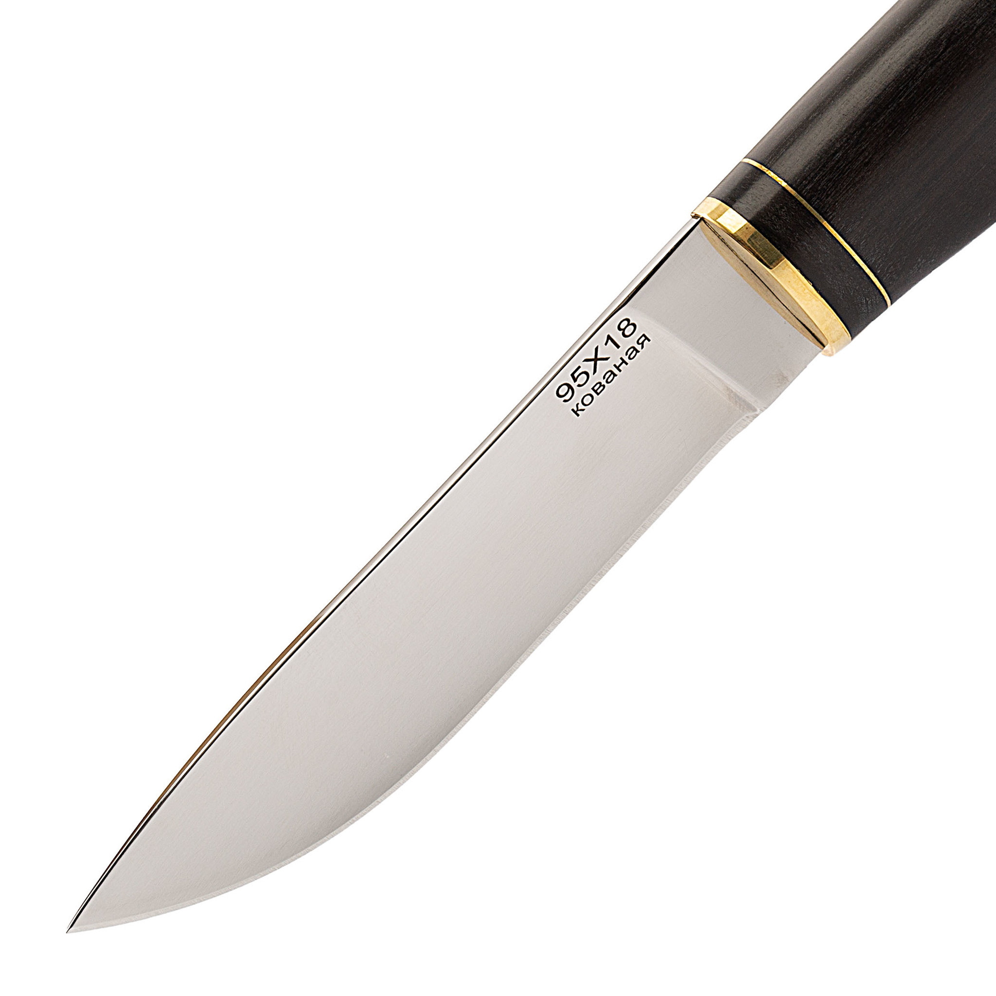 Нож Финский-2, сталь 95х18, граб - фото 2
