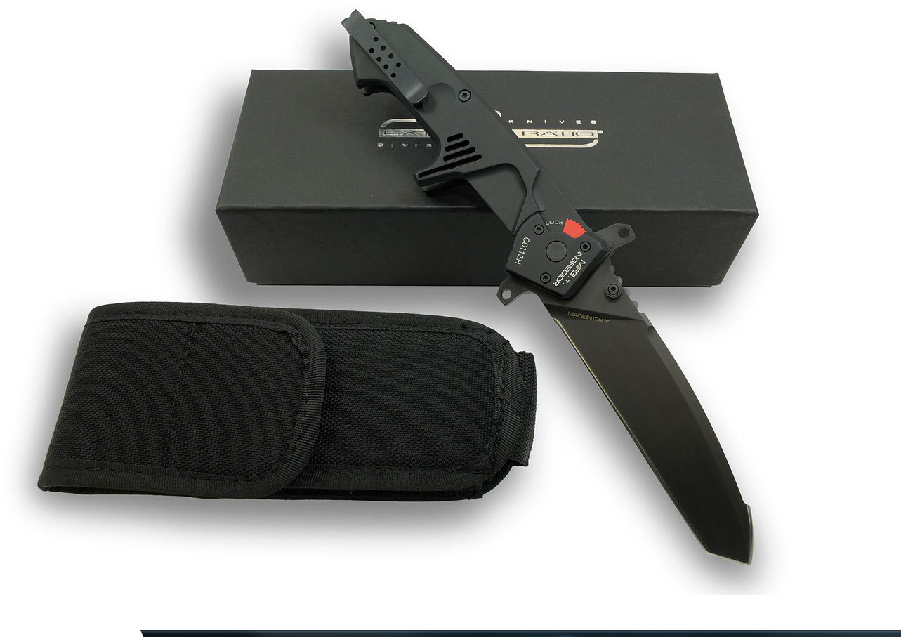 Складной нож Extrema Ratio MF3 Ingredior Drop Point Black, сталь Bhler N690, рукоять алюминиевый сплав - фото 10