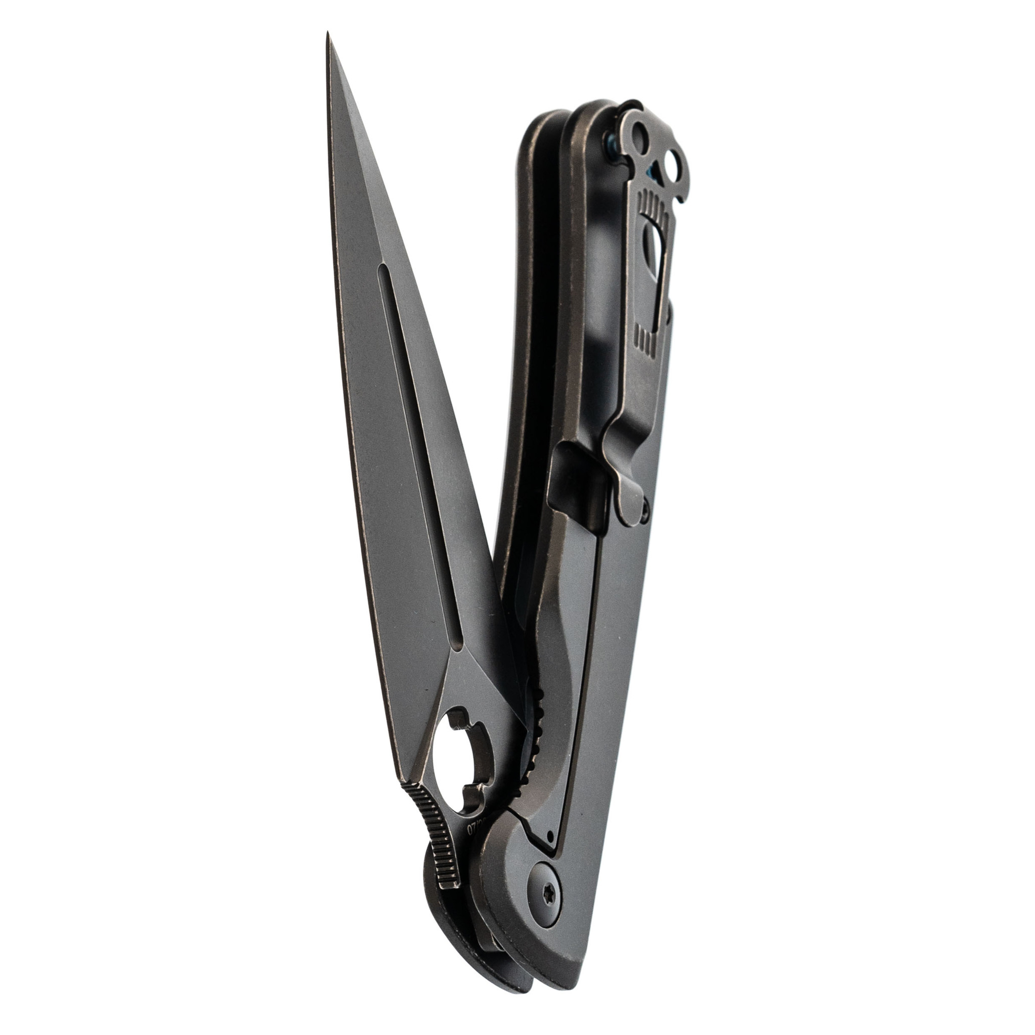 Складной нож Daggerr Arrow frame-lock All black, сталь D2 - фото 8