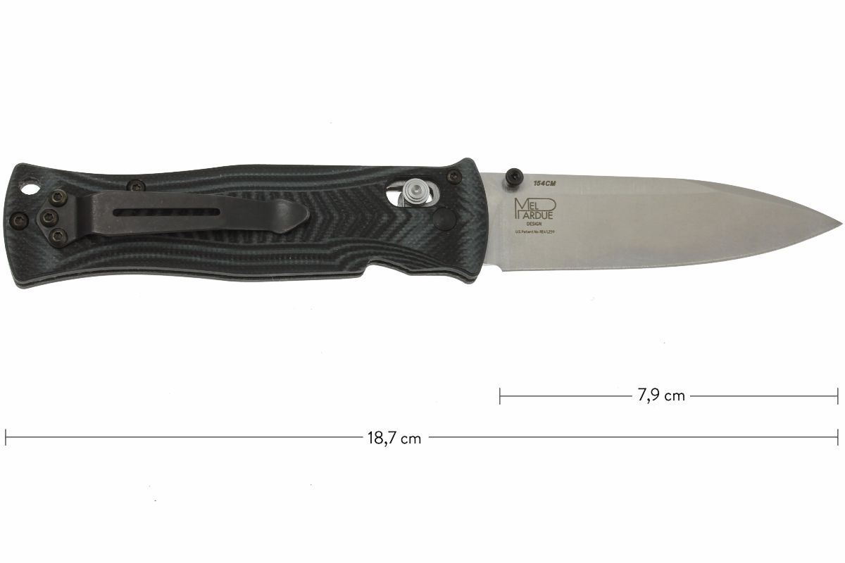 Складной нож Benchmade 531 Pardue, сталь 154CM, рукоять G10 - фото 2