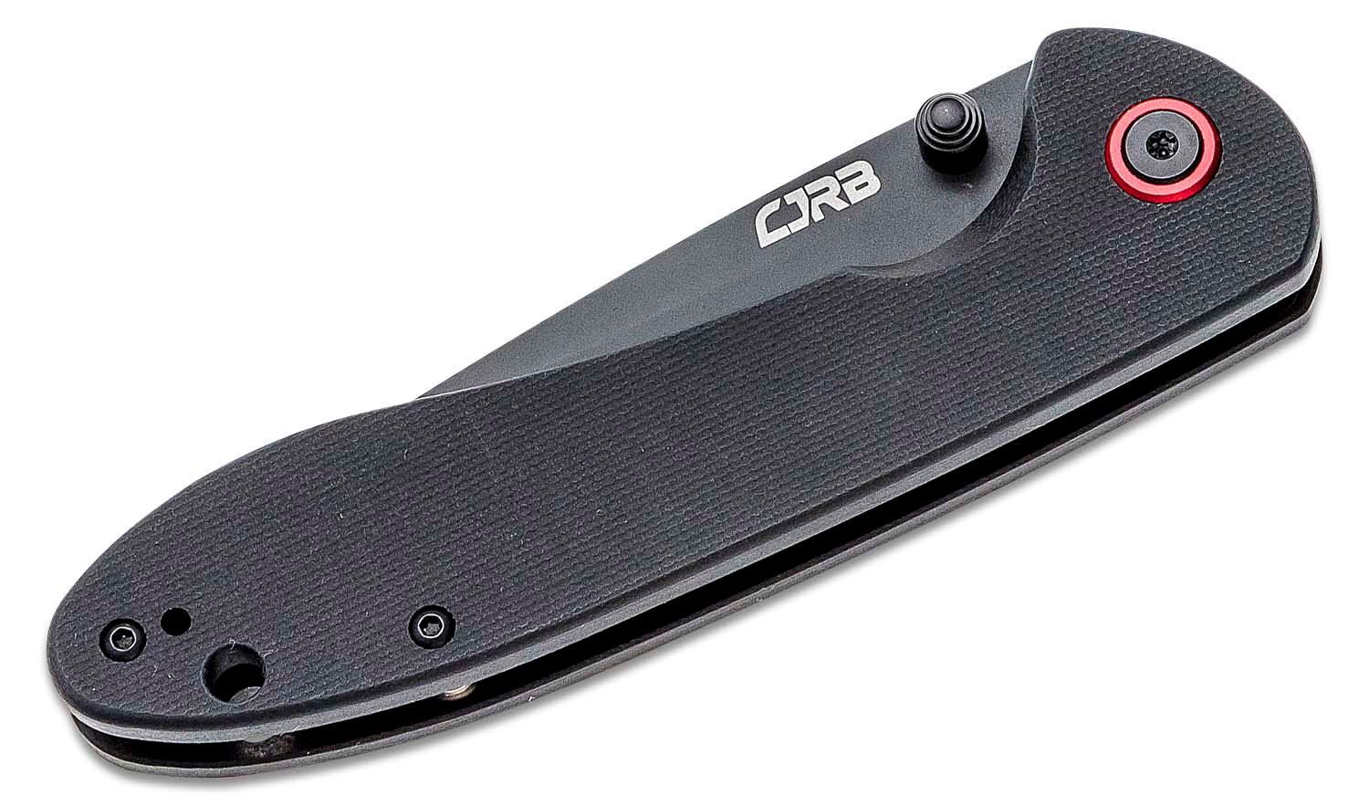 фото Складной нож cjrb feldspar, сталь ar-rpm9, рукоять g10, черный cjrb cutlery