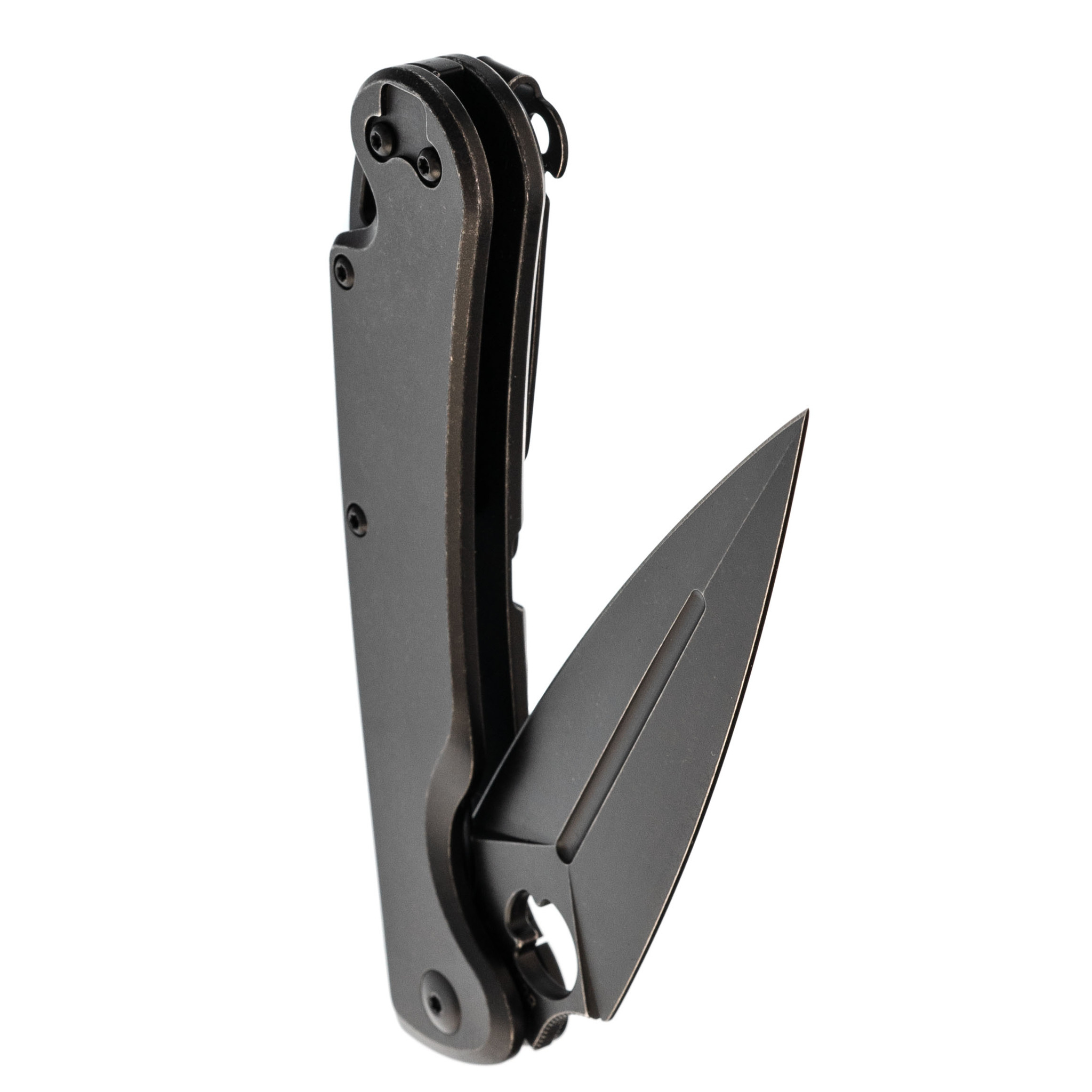 Складной нож Daggerr Arrow frame-lock All black, сталь D2 - фото 7