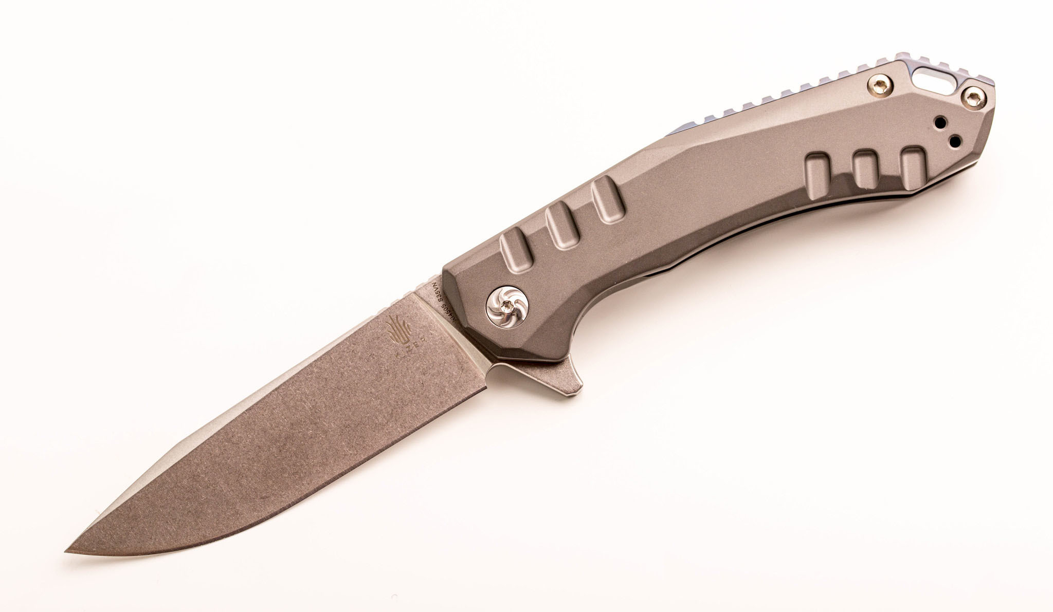 Складной нож Kizer Basalt, сталь CPM-S35VN, рукоять титан от Ножиков