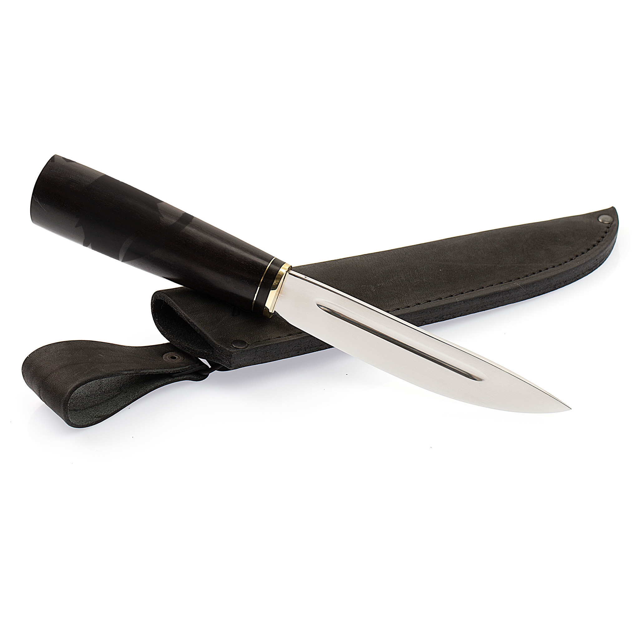 Нож Якутский, сталь 95х18, граб - фото 5