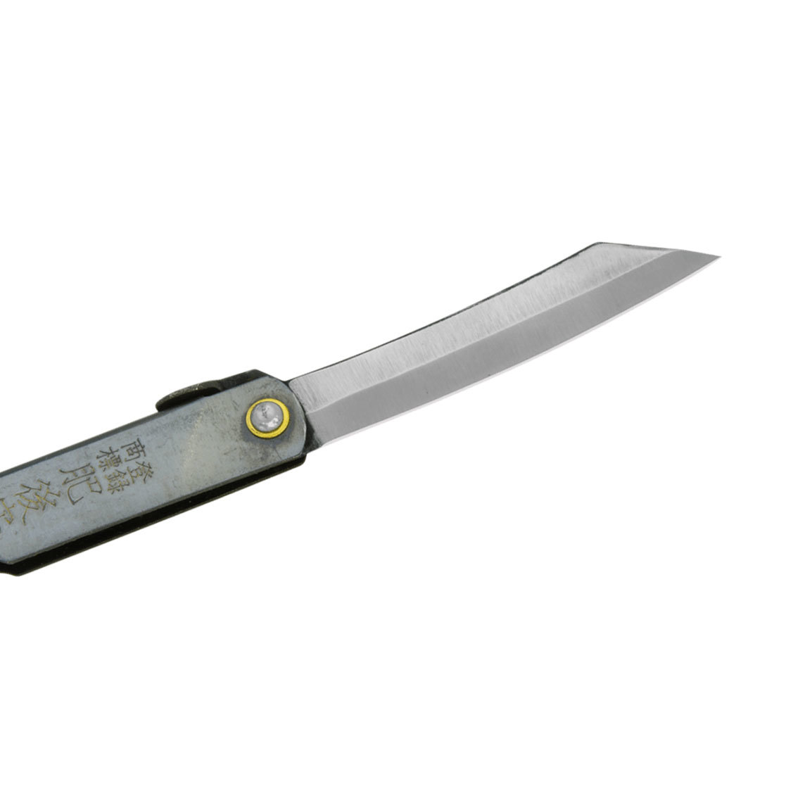Складной нож Higonokami, сталь AoGami, рукоять нержавеющая сталь, черный - фото 4