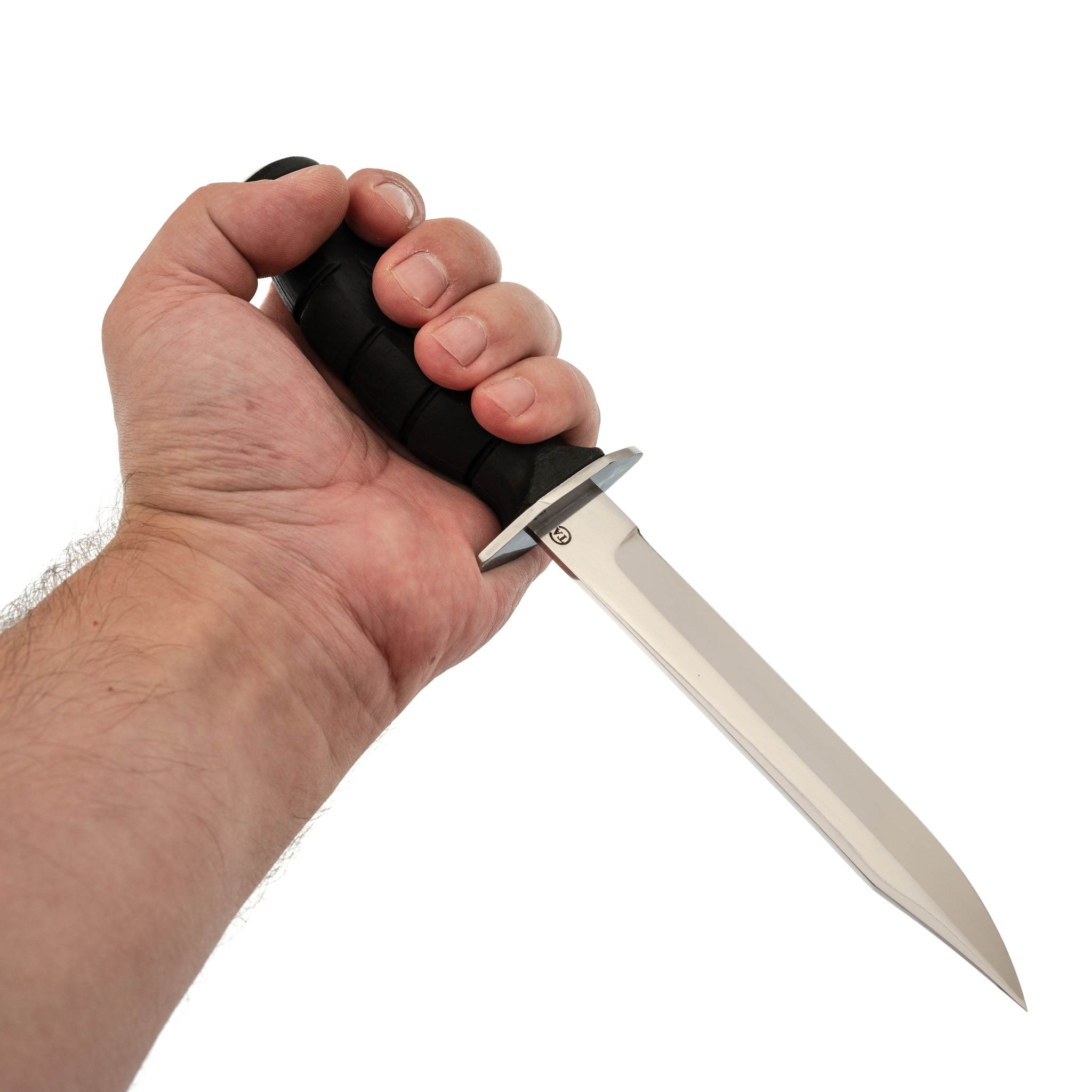 фото Нож спецназ вишня, сталь 95х18, рукоять резина титов и солдатова
