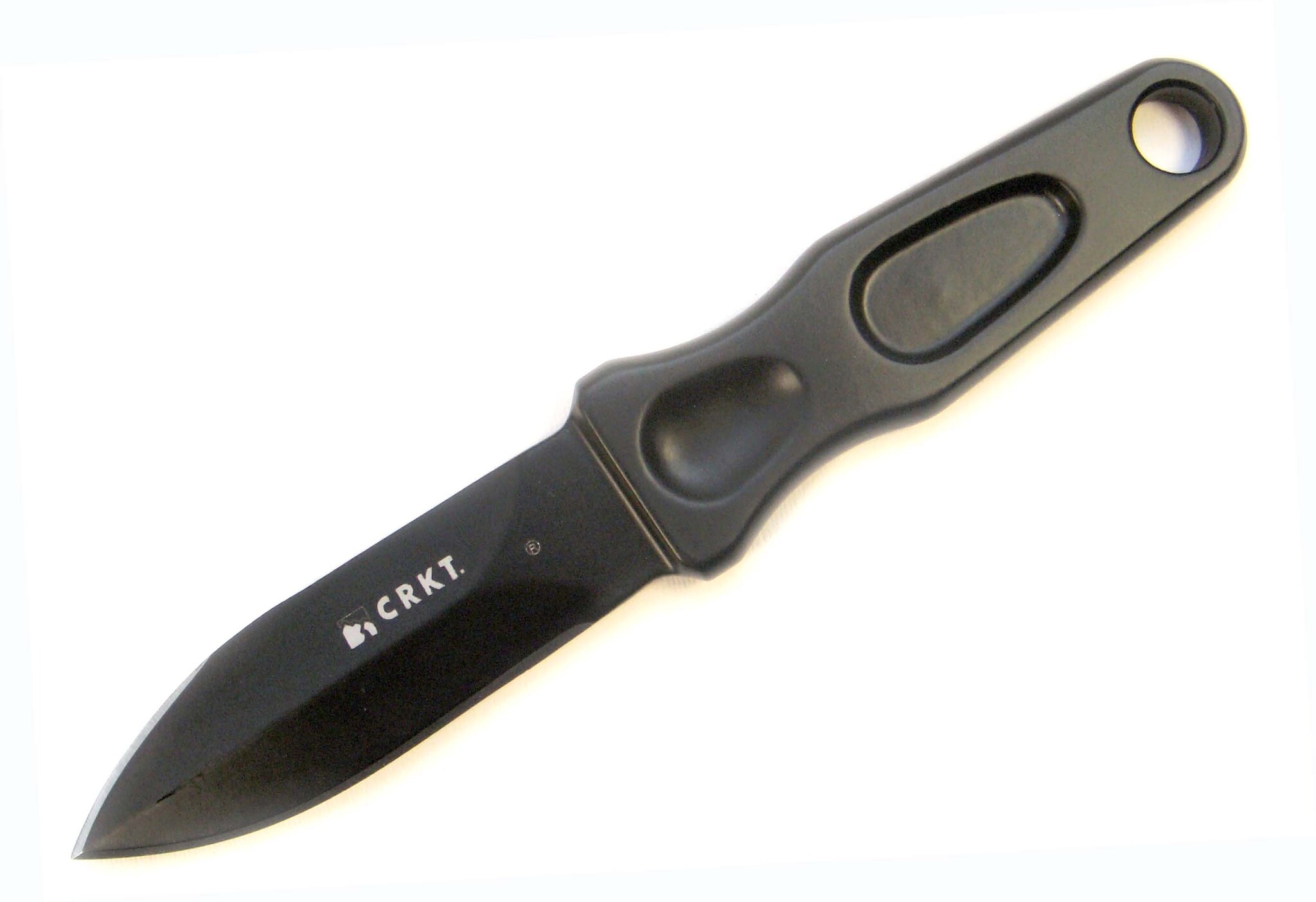 Нож с фиксированным клинком CRKT Sting, сталь 1055 Carbon Steel, рукоять карбон многофункциональный фонарь utg 530 люмен стробоскоп рукоять крепление на прицел руль вел leapers