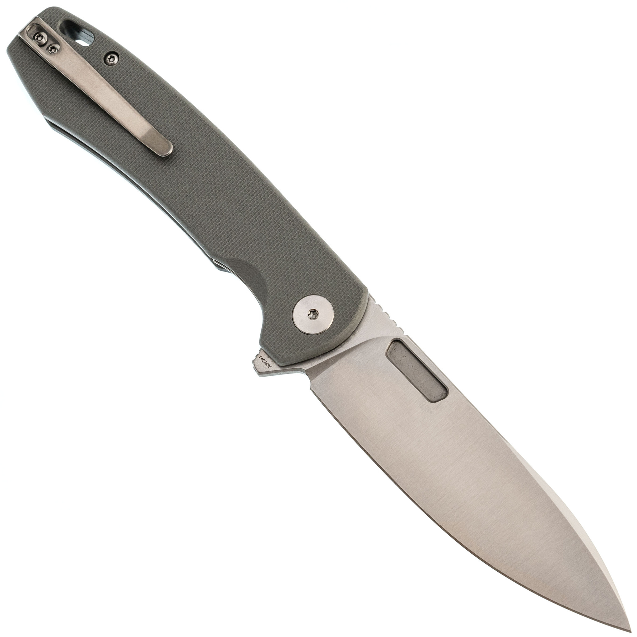 Складной нож Trivisa Columba-03gr, сталь 14C28N, рукоять G10, серый - фото 3