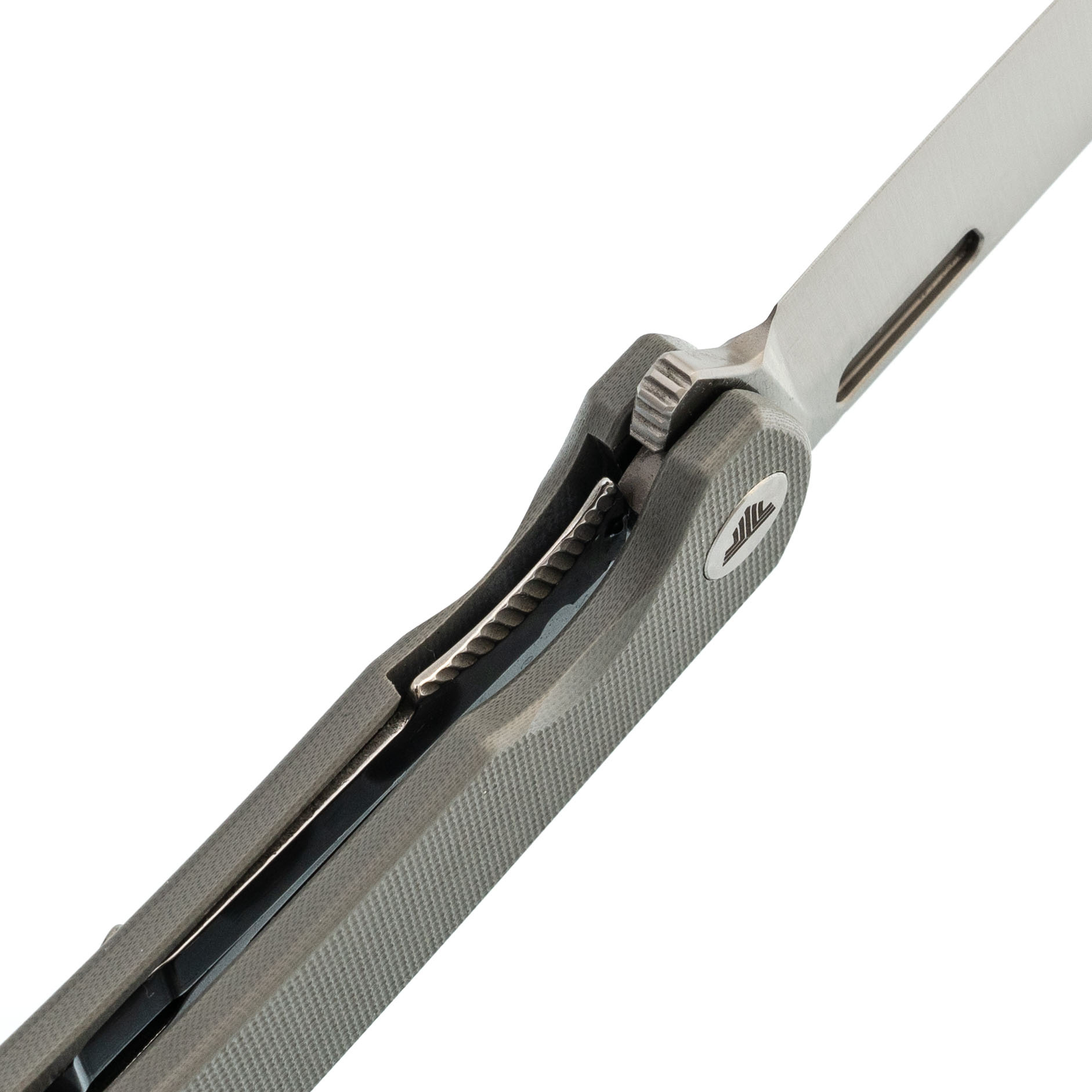 Складной нож Trivisa Columba-03gr, сталь 14C28N, рукоять G10, серый - фото 4