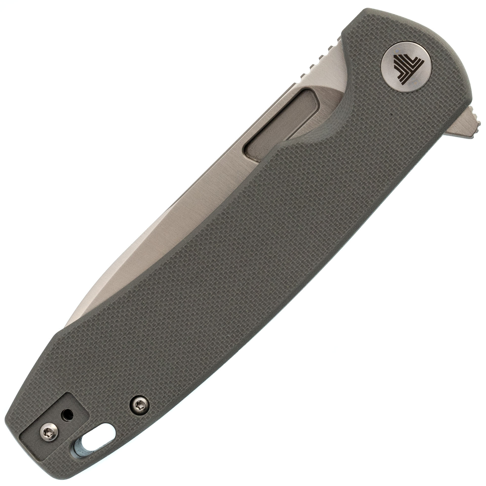 Складной нож Trivisa Columba-03gr, сталь 14C28N, рукоять G10, серый - фото 9