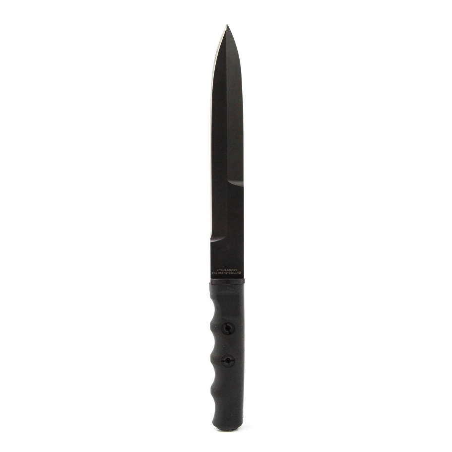 фото Нож с фиксированным клинком extrema ratio c.n.1 black (single edge), сталь bhler n690, рукоять пластик