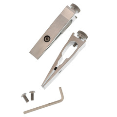 Фото Филейные цельнофрезерованные зажимы для TSPROF Kadet, авиационный алюминий