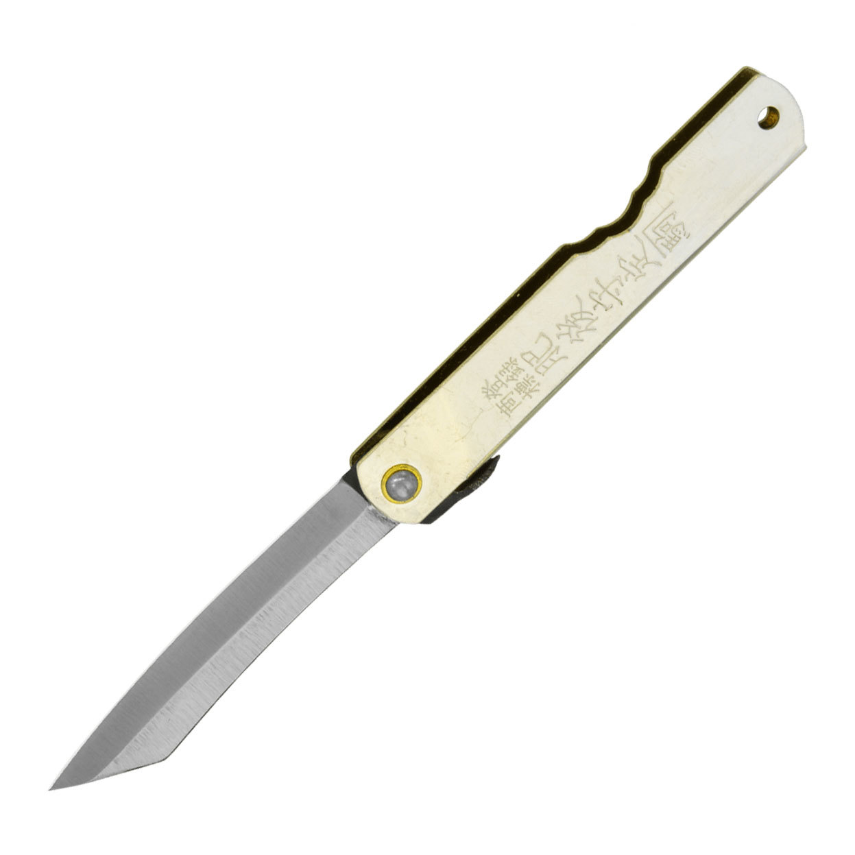 Складной нож Higonokami, сталь AoGami, рукоять нержавеющая сталь, серый от Ножиков