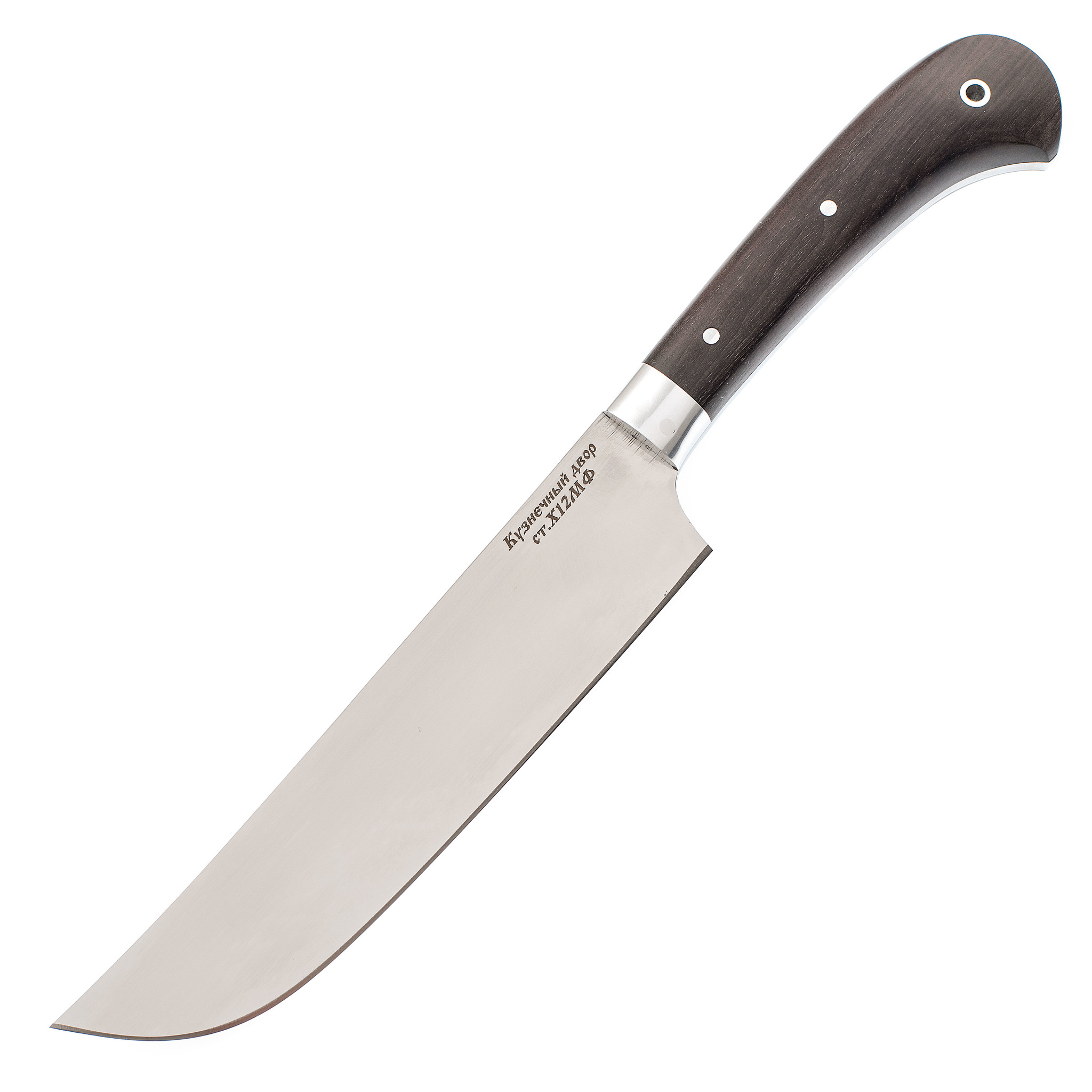 Нож цельнометаллический Узбек, сталь D2, рукоять граб топорик кухонный для рубки мяса samura bamboo sba 0040 сталь aus 8 рукоять сталь 180 мм
