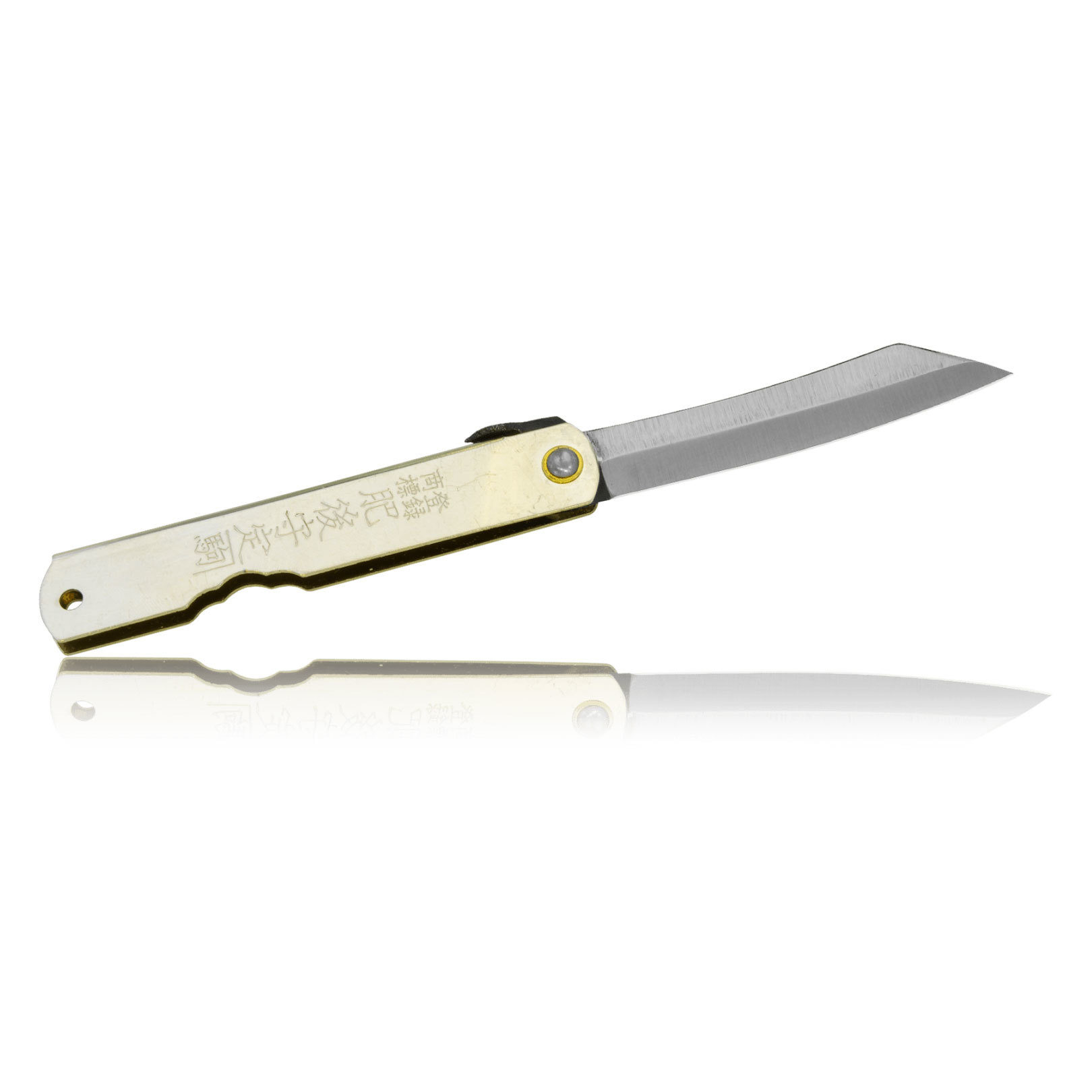 Складной нож Higonokami, сталь AoGami, рукоять нержавеющая сталь, серый от Ножиков