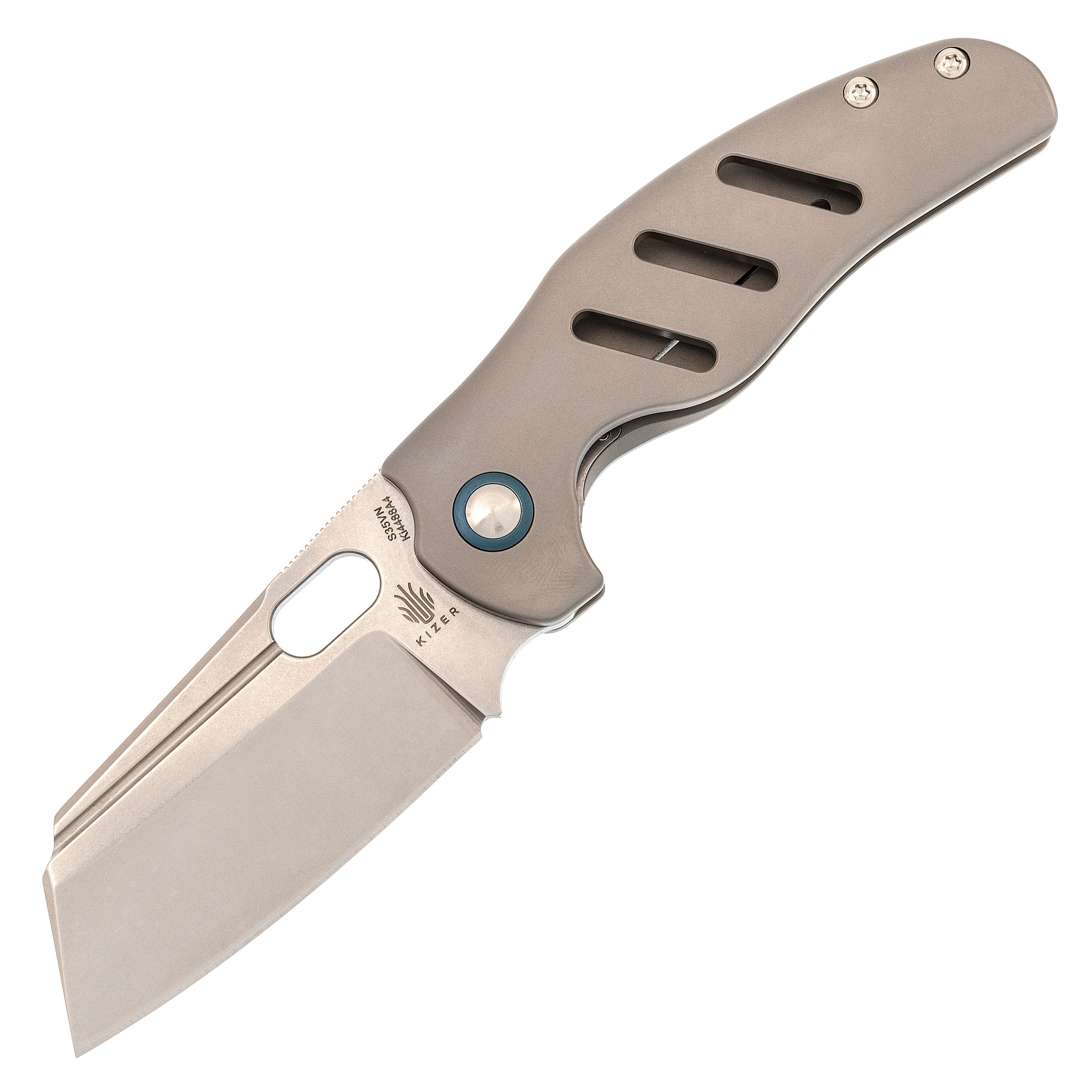 Складной нож Kizer C01C, сталь S35VN, рукоять титан - фото 1