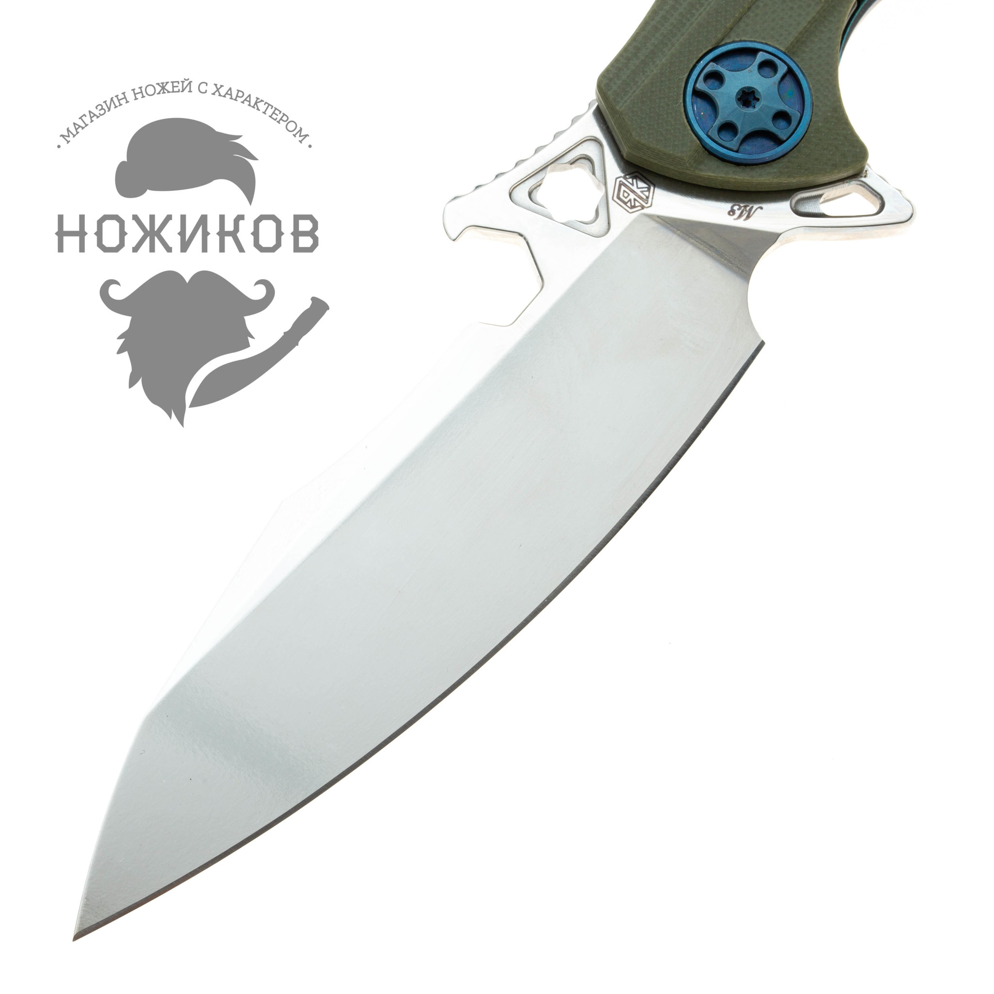 Нож складной Rikeknife M3 green - фото 3