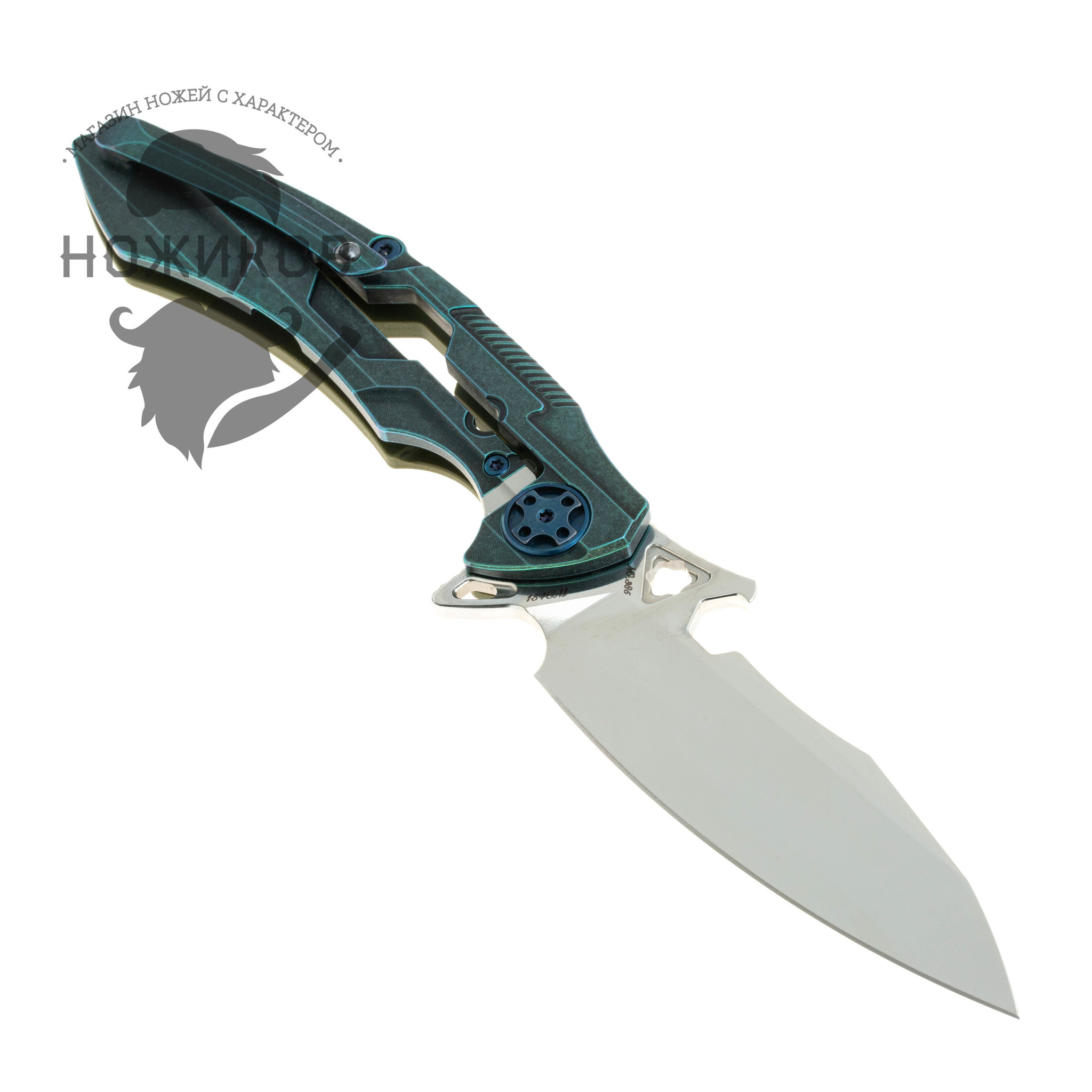 Нож складной Rikeknife M3 green - фото 4
