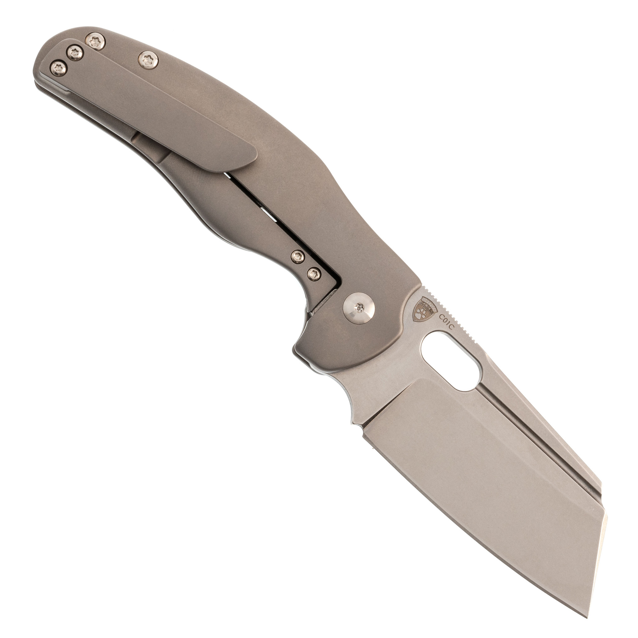 Складной нож Kizer C01C, сталь S35VN, рукоять титан - фото 3