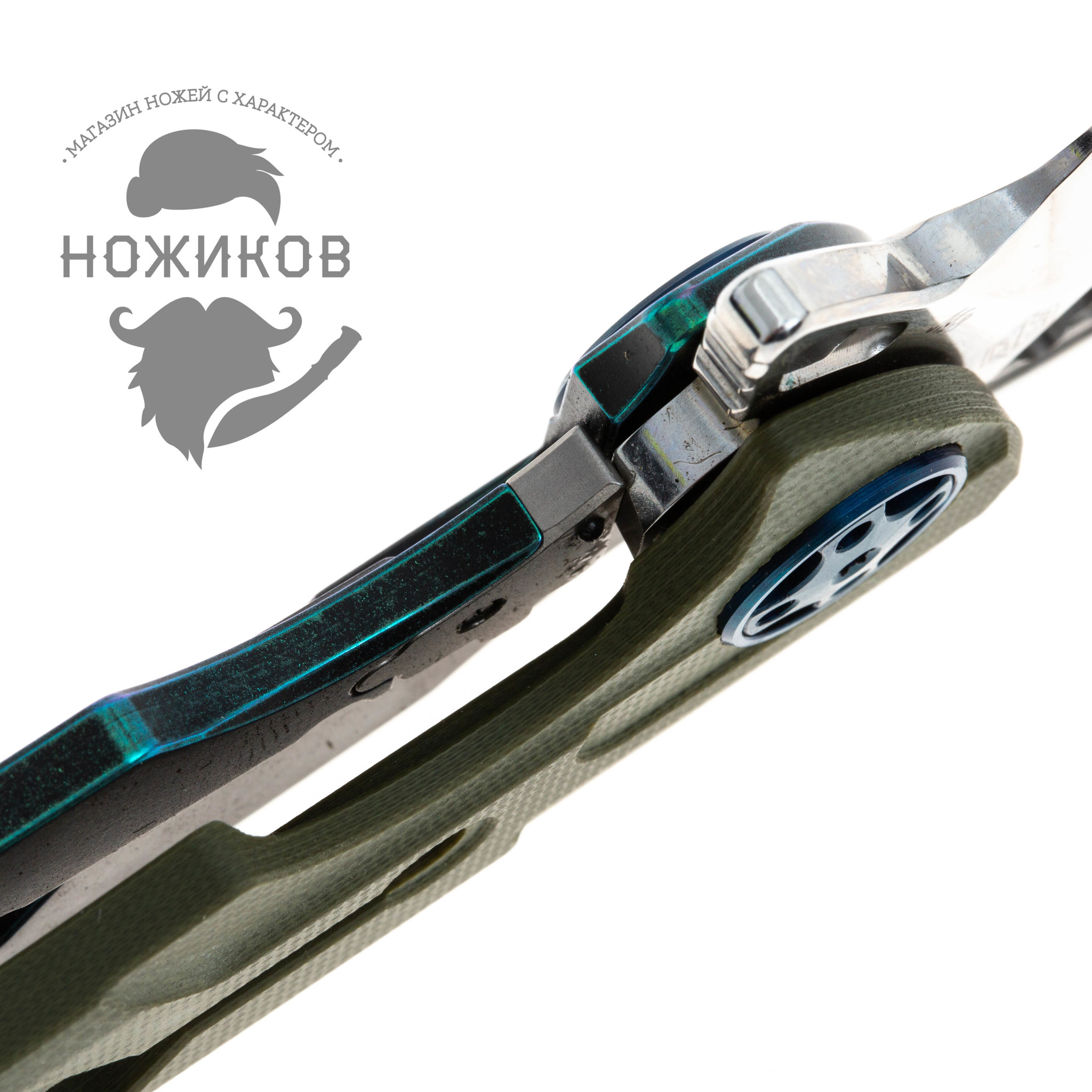 Нож складной Rikeknife M3 green - фото 7