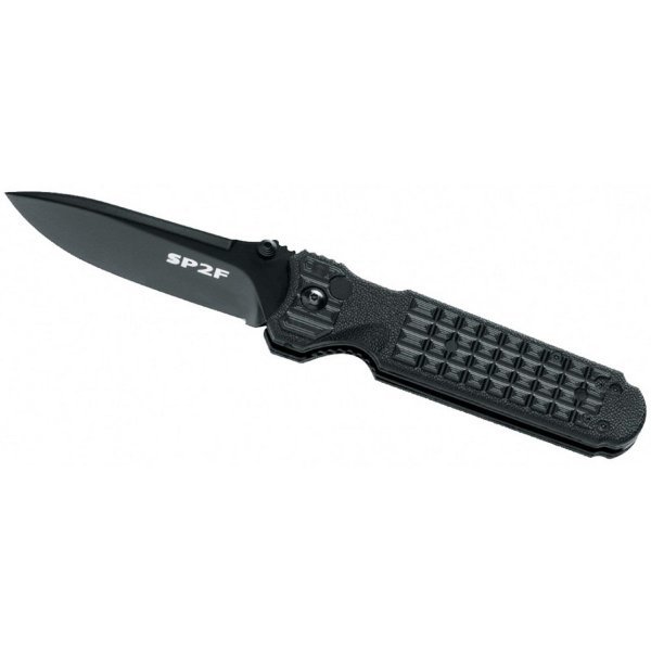 фото Складной нож fox predator 2f, сталь n690, рукоять forprene, черный