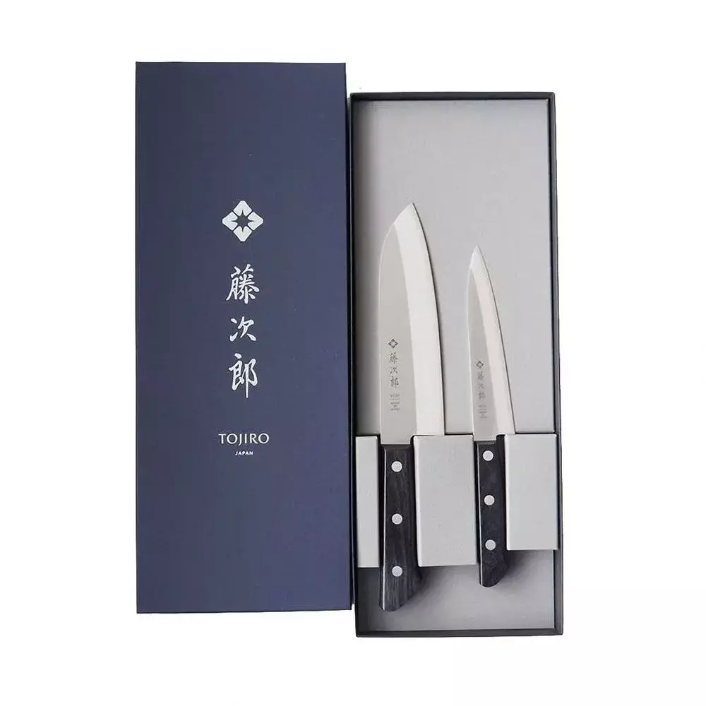 Набор из 2-х кухонных ножей Tojiro TBS-200, сталь VG-10, рукоять дерево